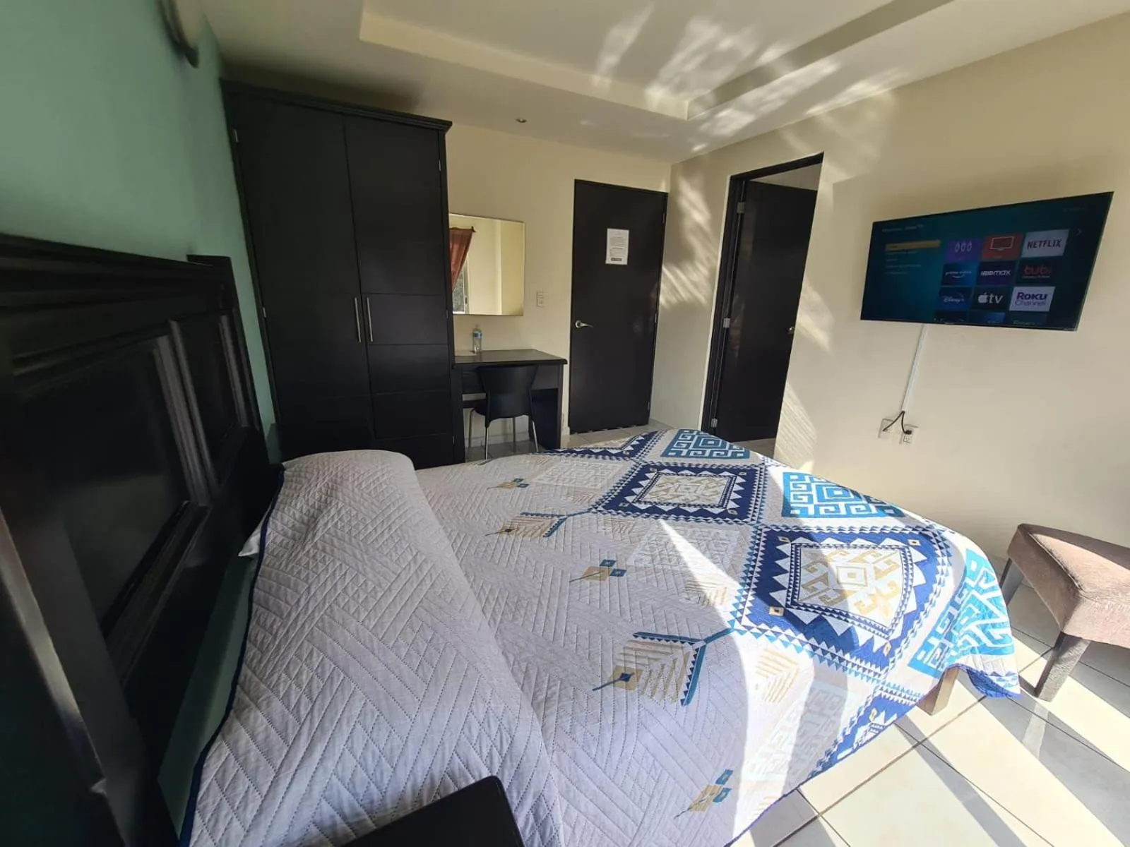 Bed in Hotel Santa Fe