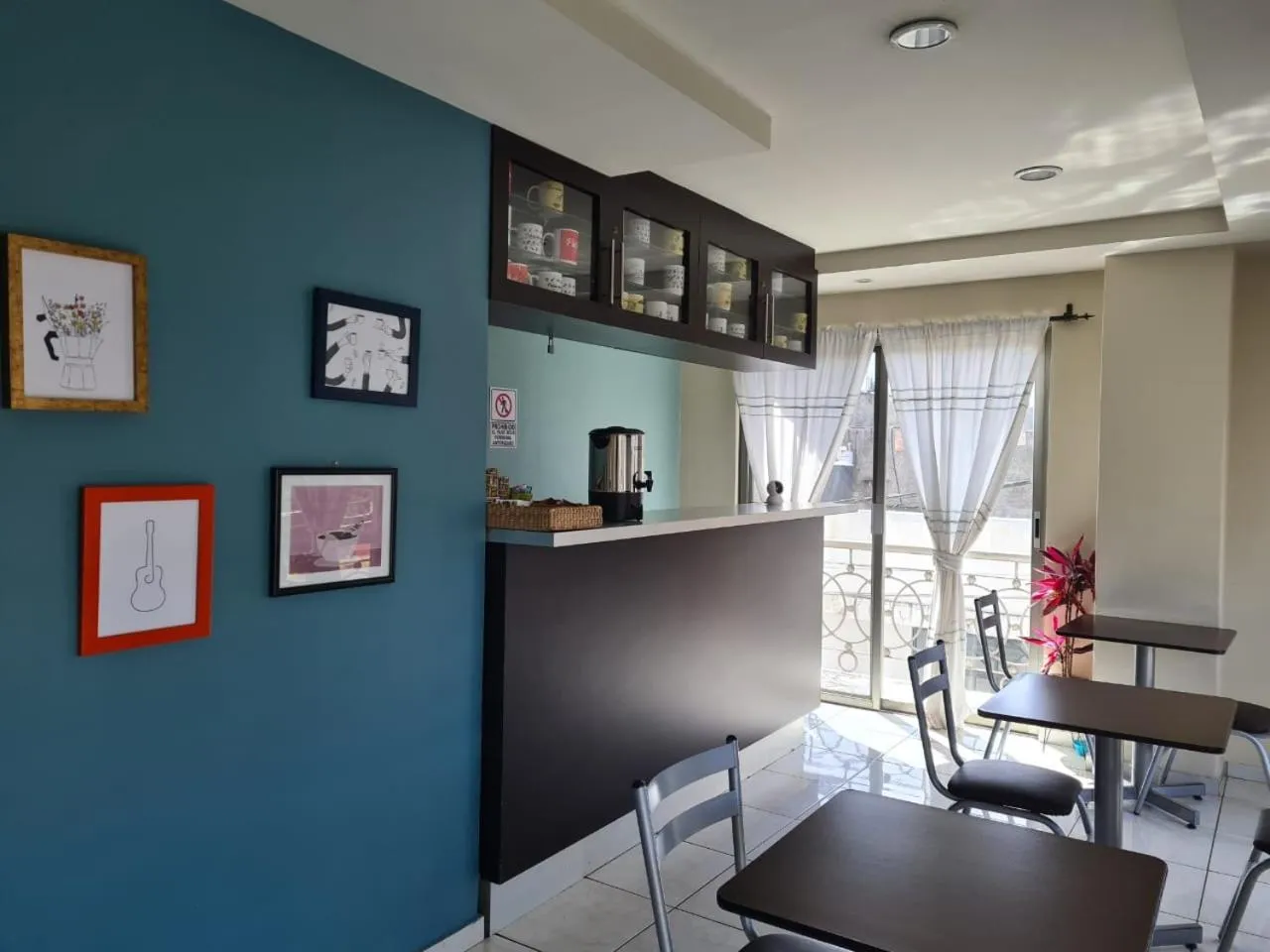 Kitchen or kitchenette in Hotel Santa Fe