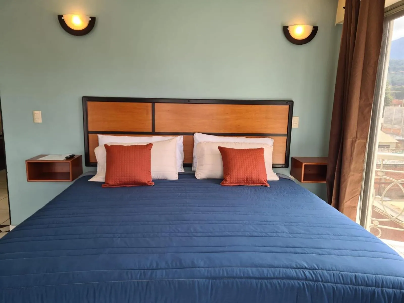 Bed in Hotel Santa Fe