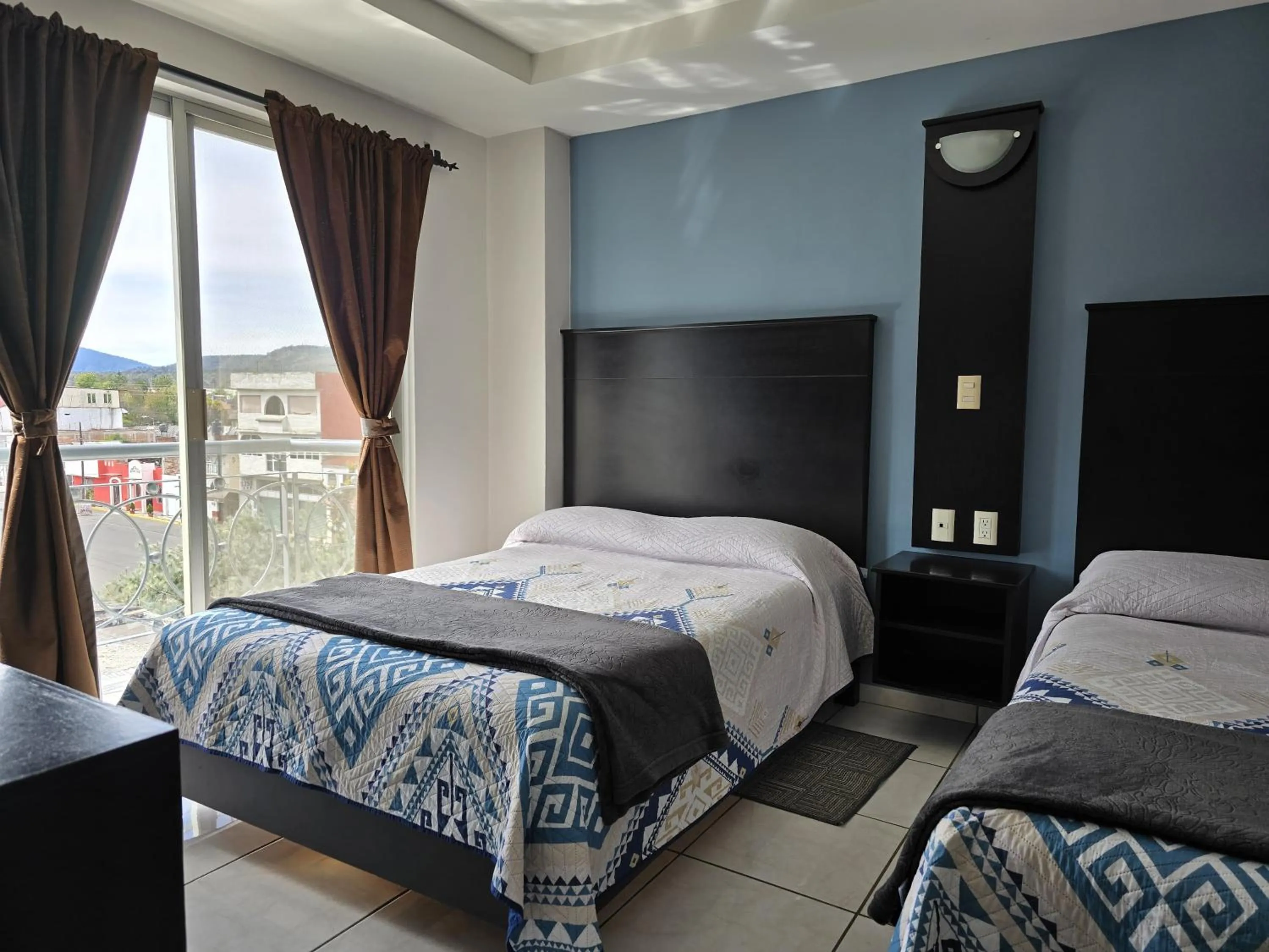 Bed in Hotel Santa Fe