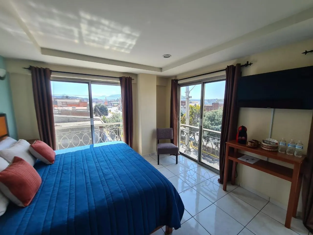 Bed in Hotel Santa Fe