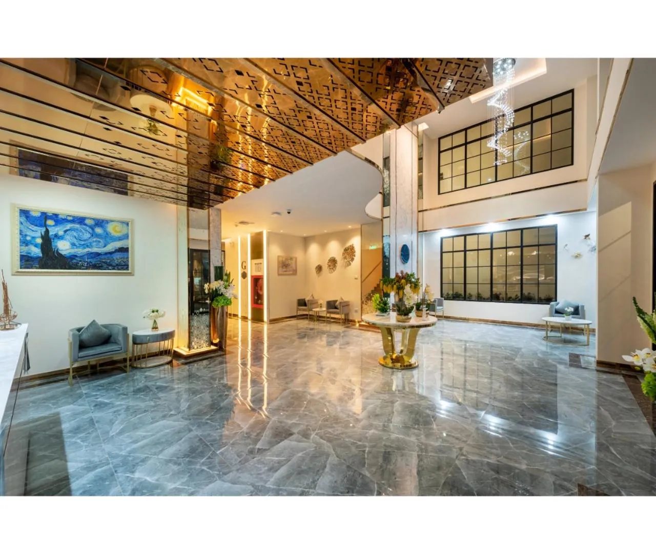 Lobby or reception in Nine River Hotel