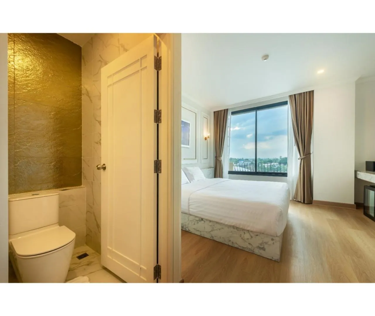 Bedroom, Bed in Nine River Hotel