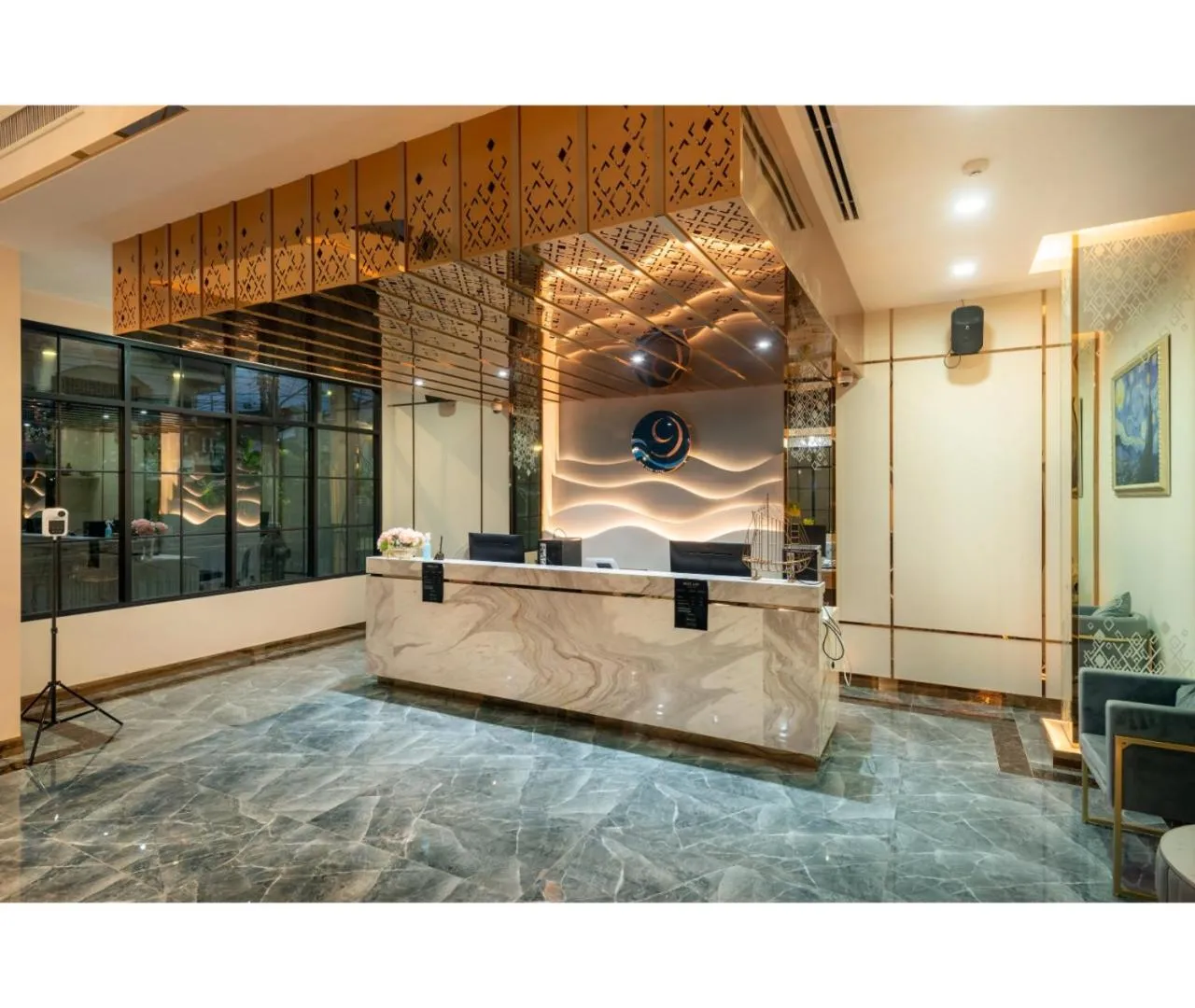 Lobby or reception in Nine River Hotel