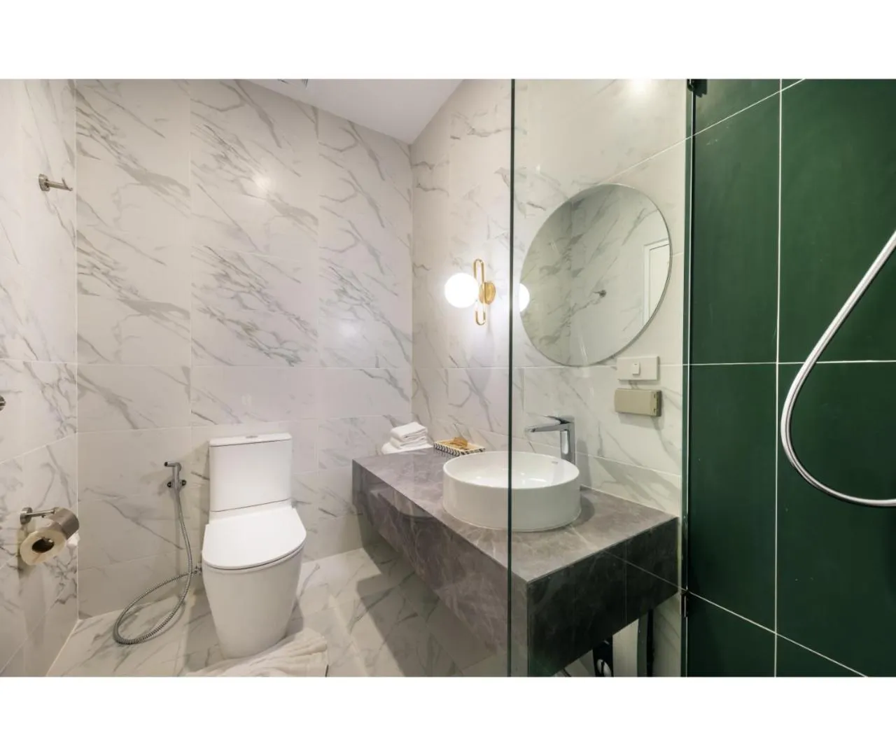 Bathroom in Nine River Hotel