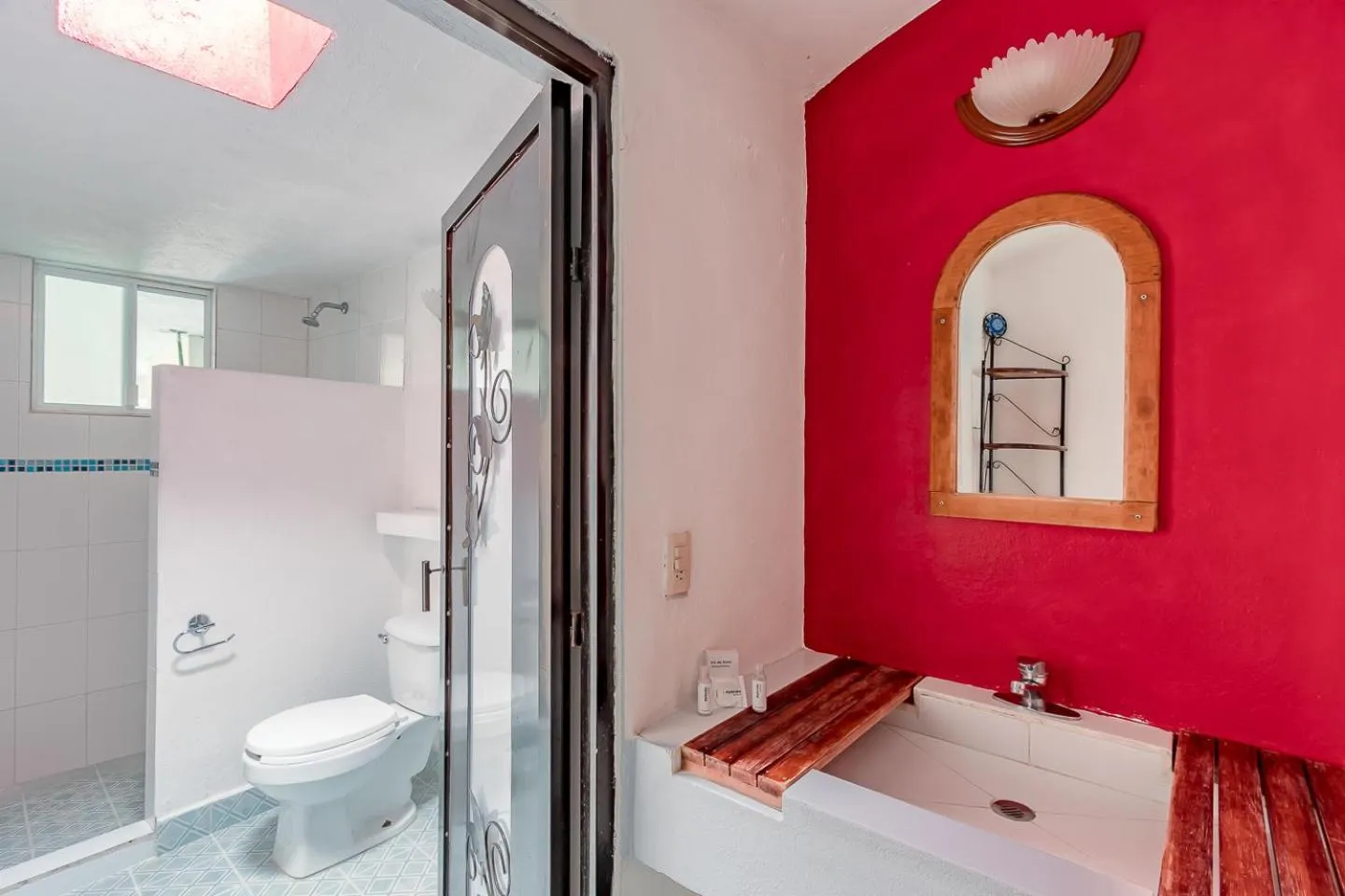 Bathroom in Ayenda Mesón del Río