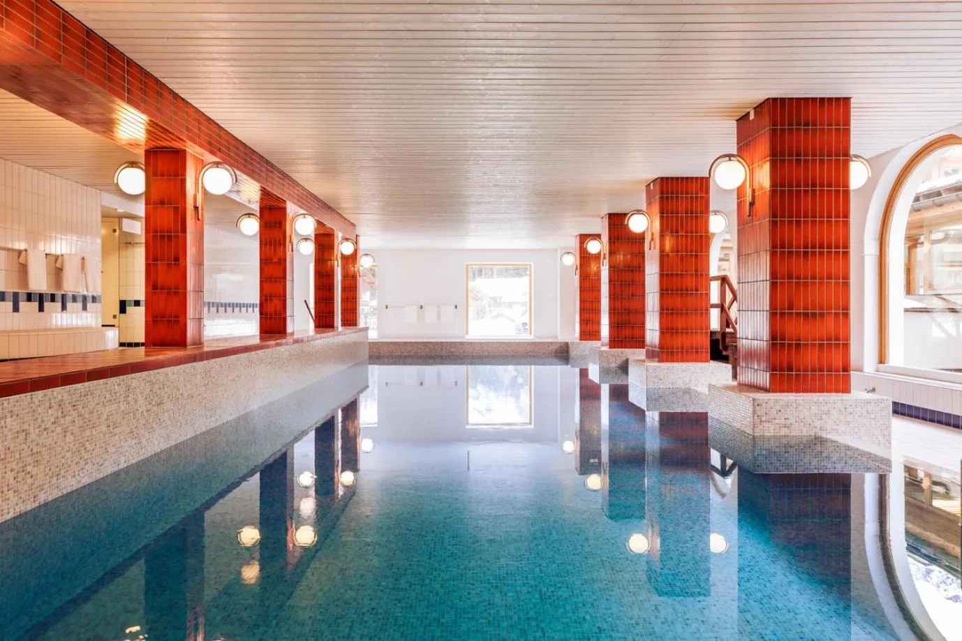 Spa and wellness centre/facilities in Hotel Altein Arosa, a Faern Collection Resort