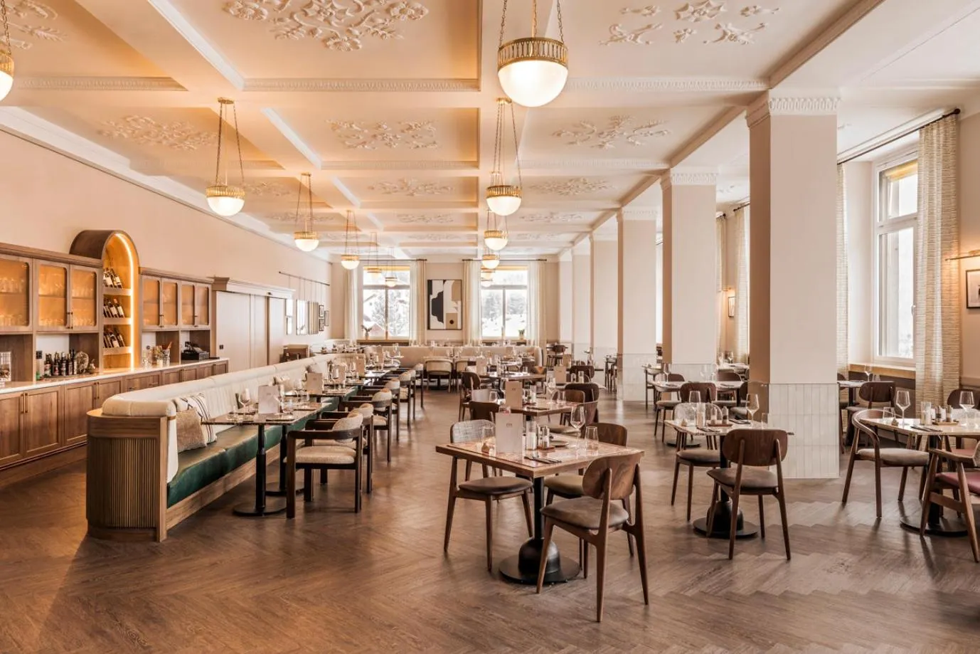 Restaurant/places to eat in Hotel Altein Arosa, a Faern Collection Resort