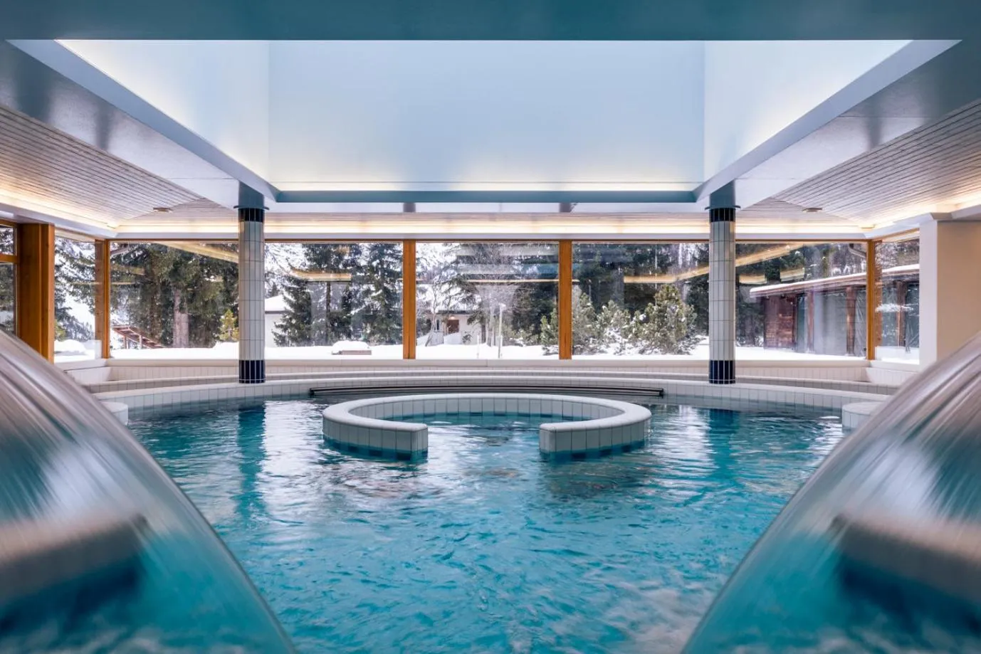 Spa and wellness centre/facilities in Hotel Altein Arosa, a Faern Collection Resort