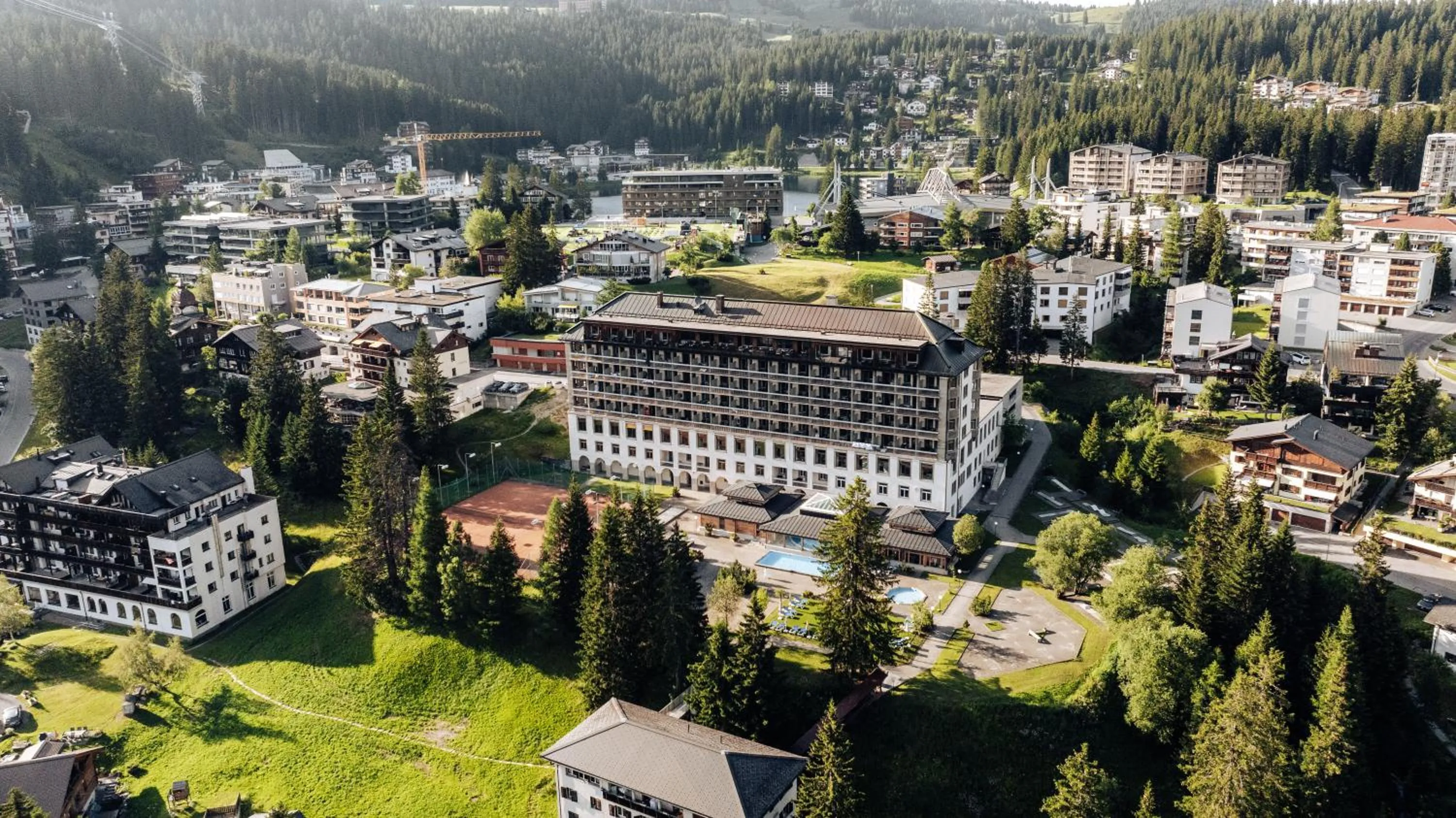 Property building in Hotel Altein Arosa, a Faern Collection Resort