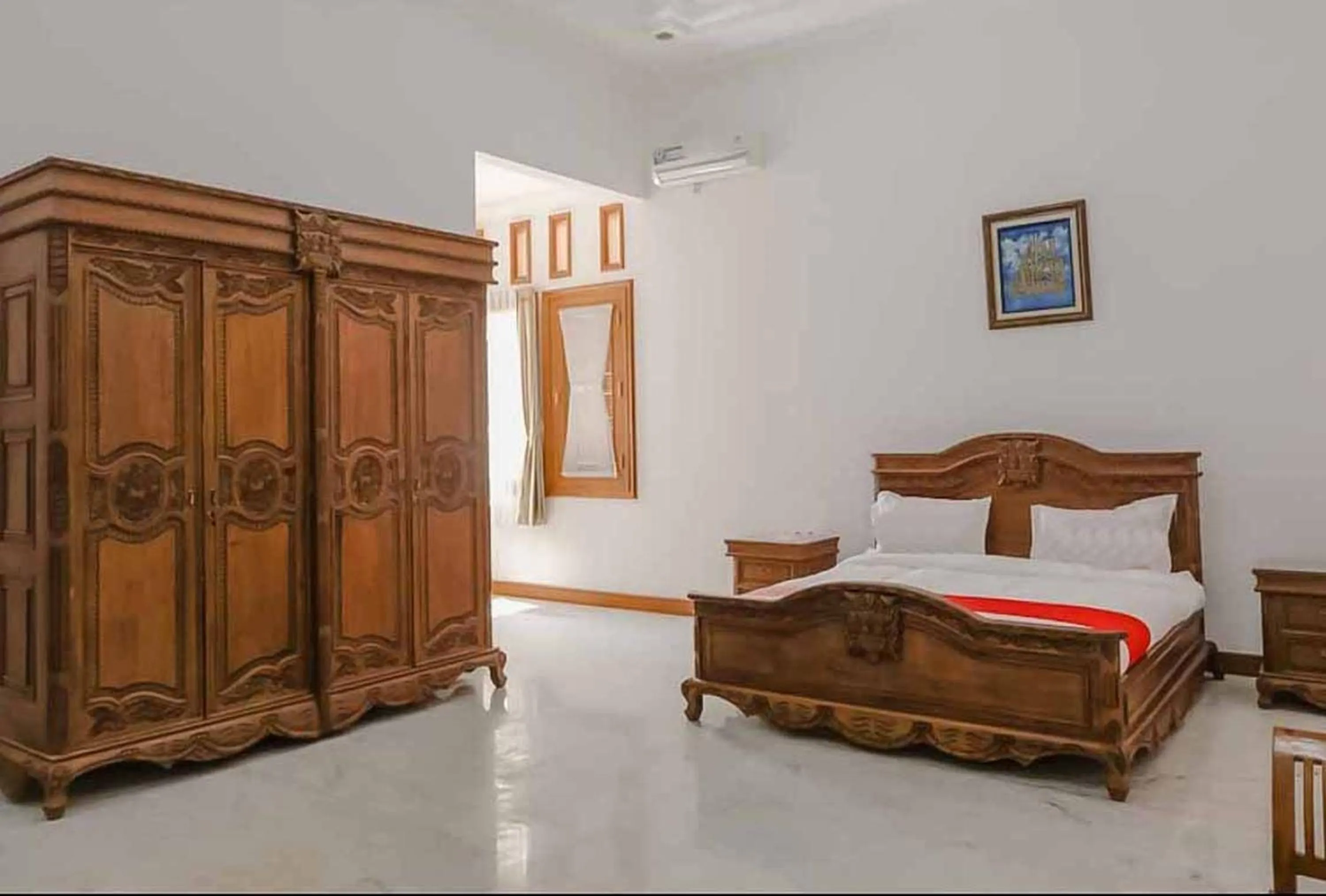 Bed in RedDoorz at Daffi Araya