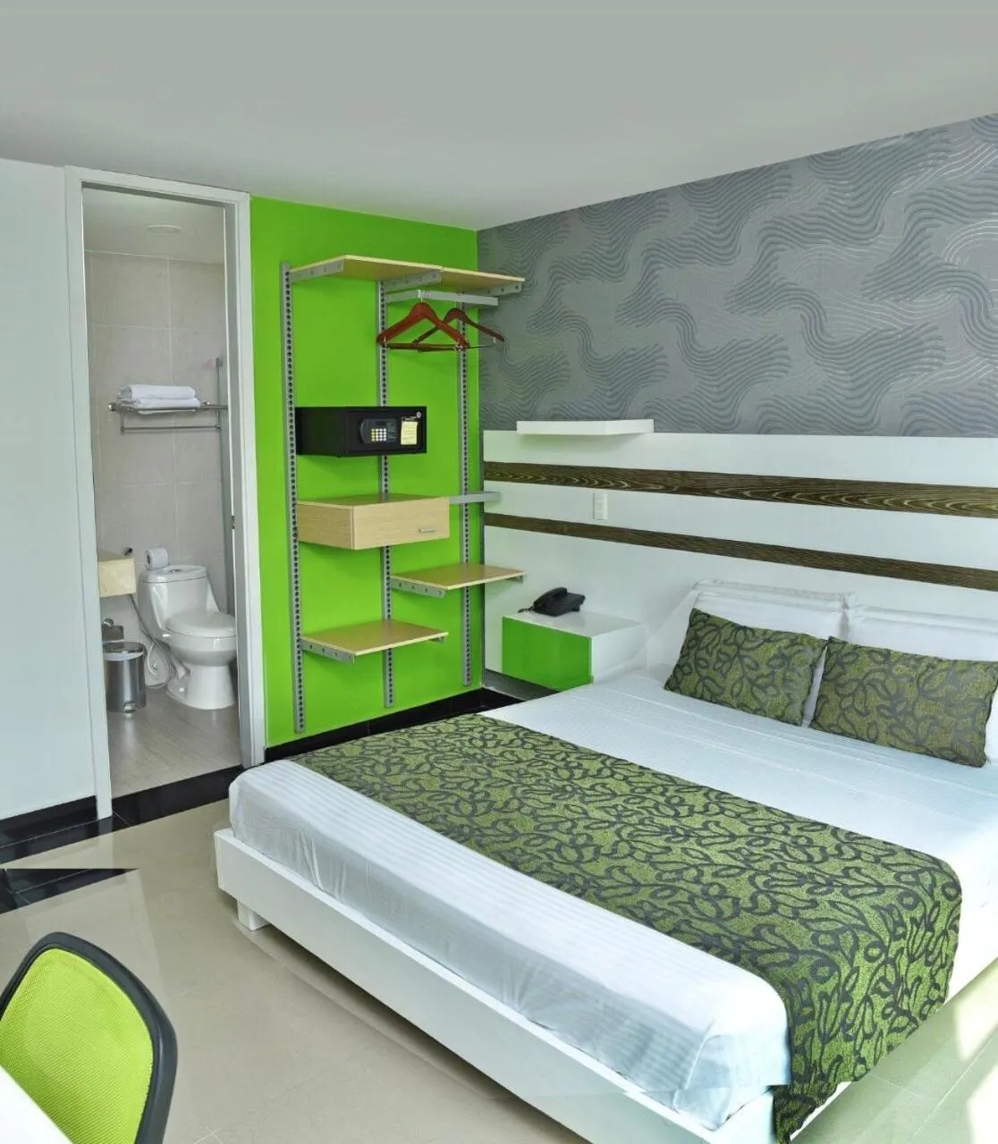 Bed in Hotel Genova Prado