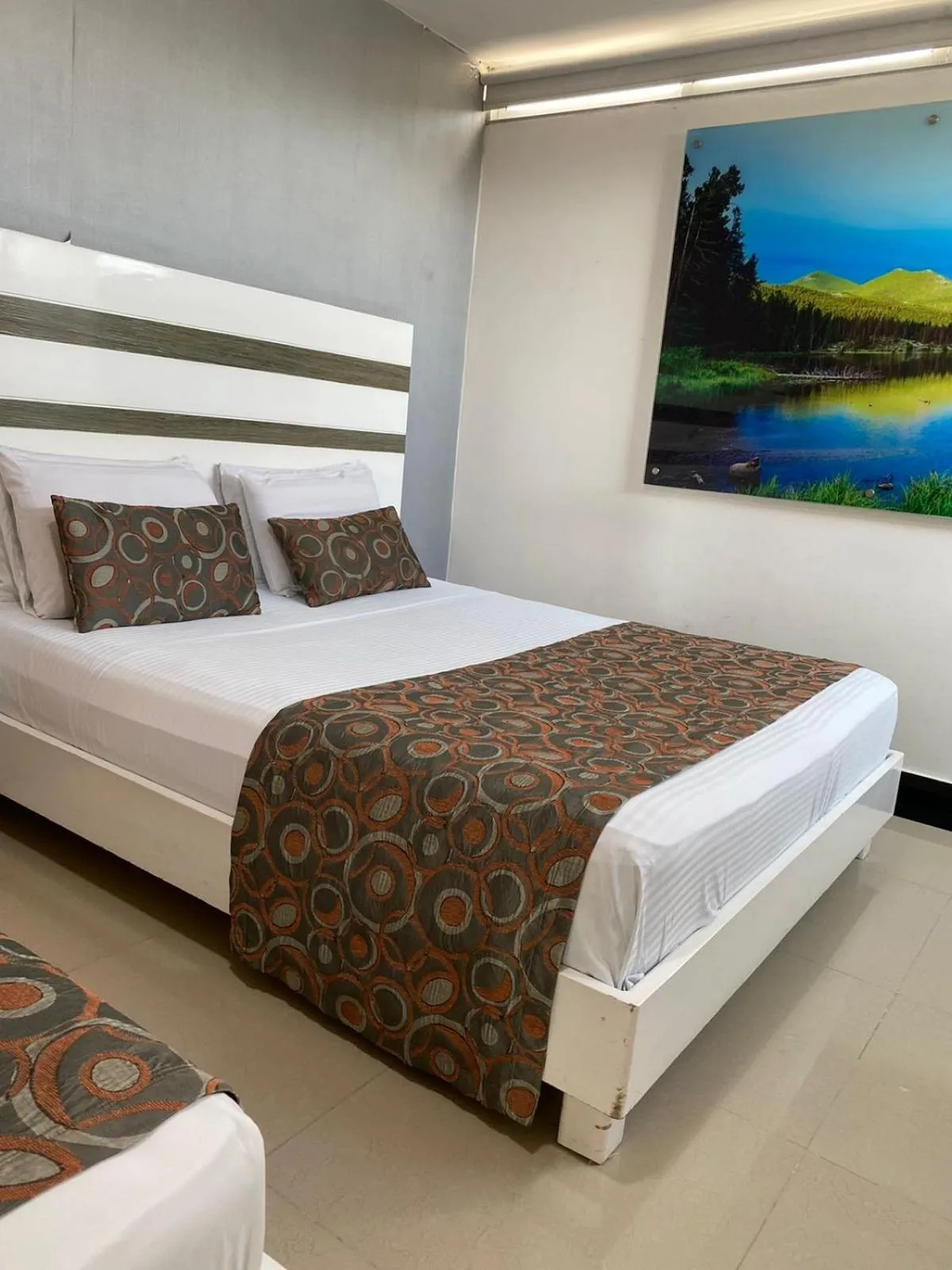 Bed in Hotel Genova Prado