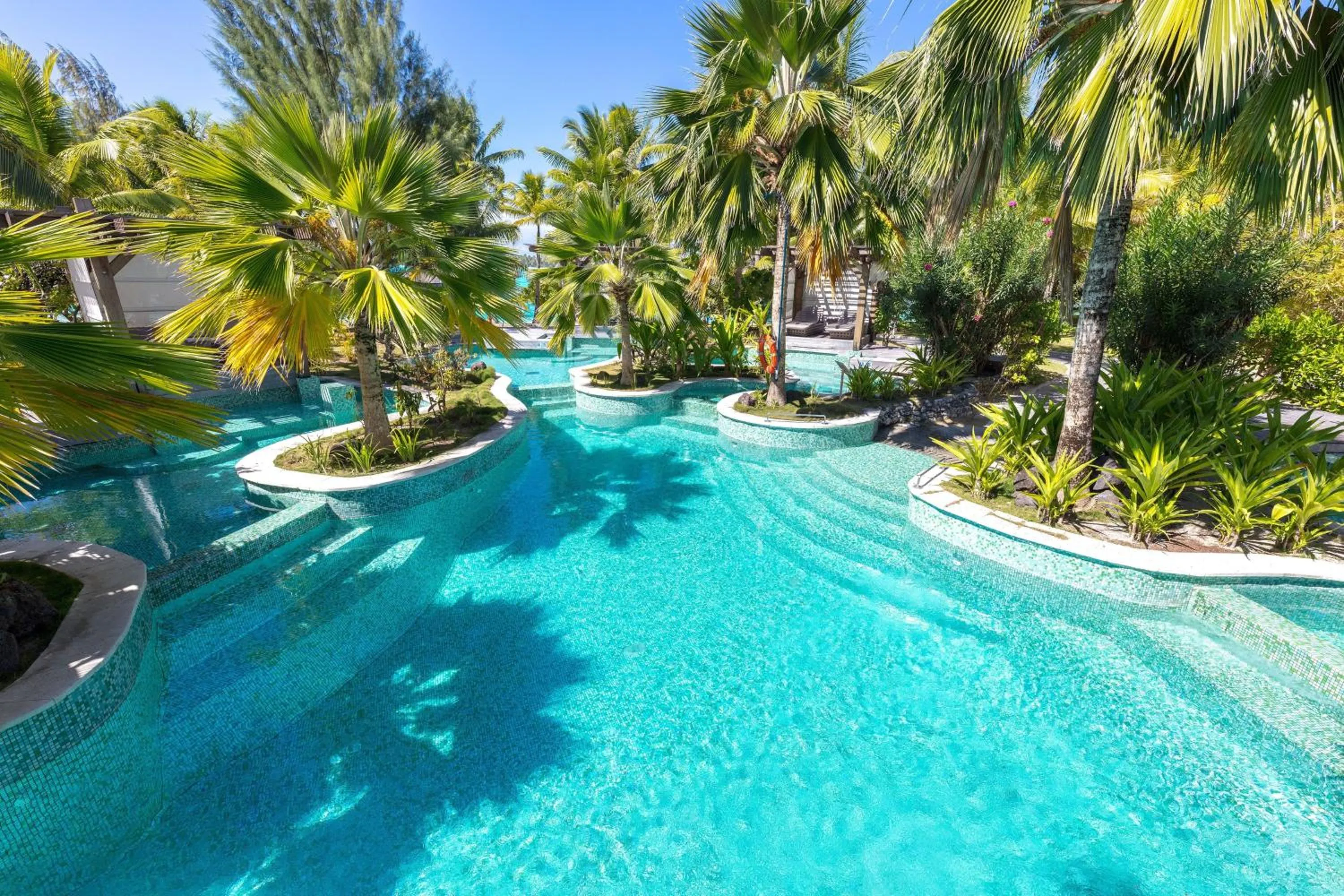 Swimming pool in The St. Regis Bora Bora Resort