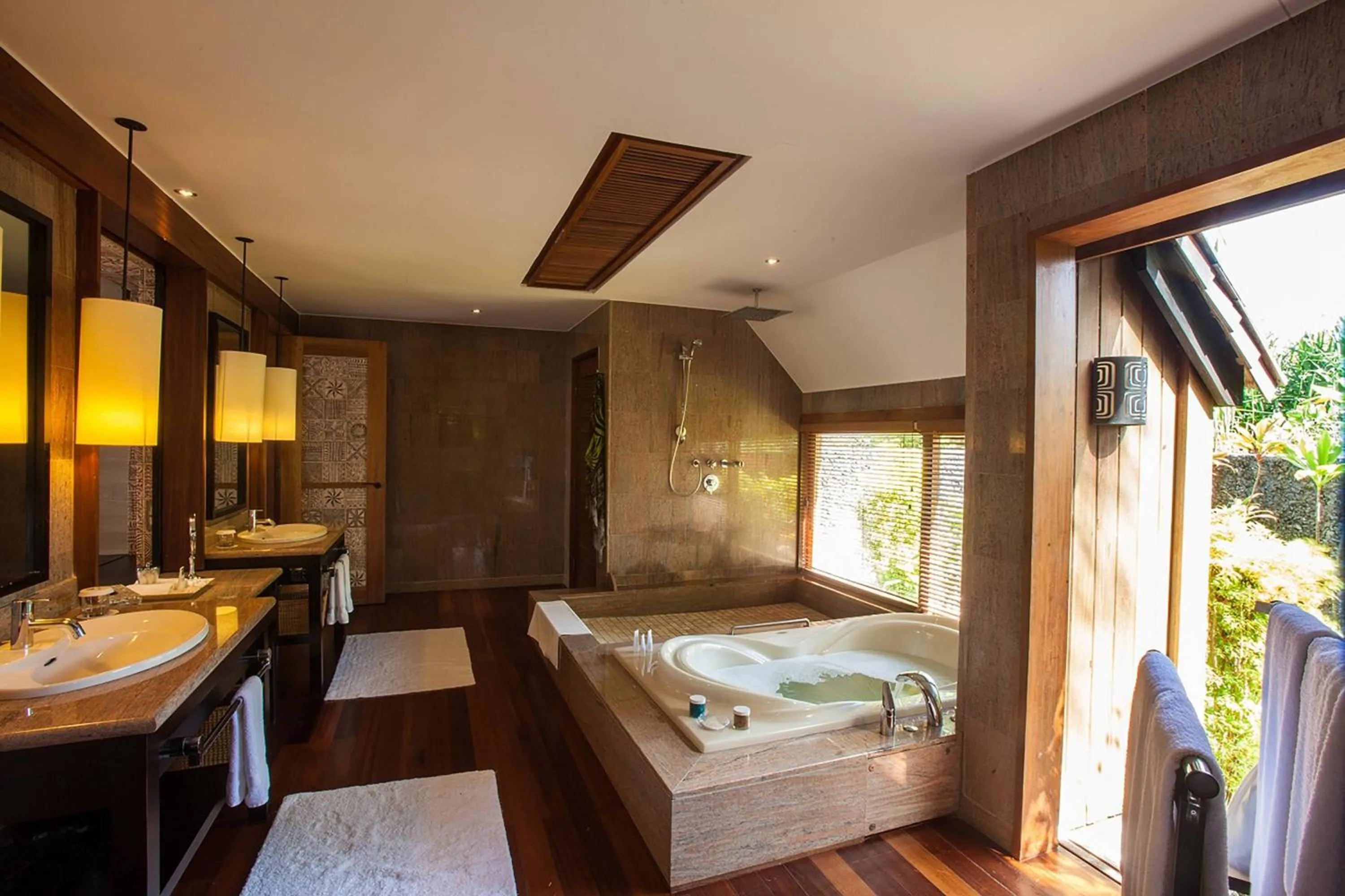 Bathroom, Bed in The St. Regis Bora Bora Resort