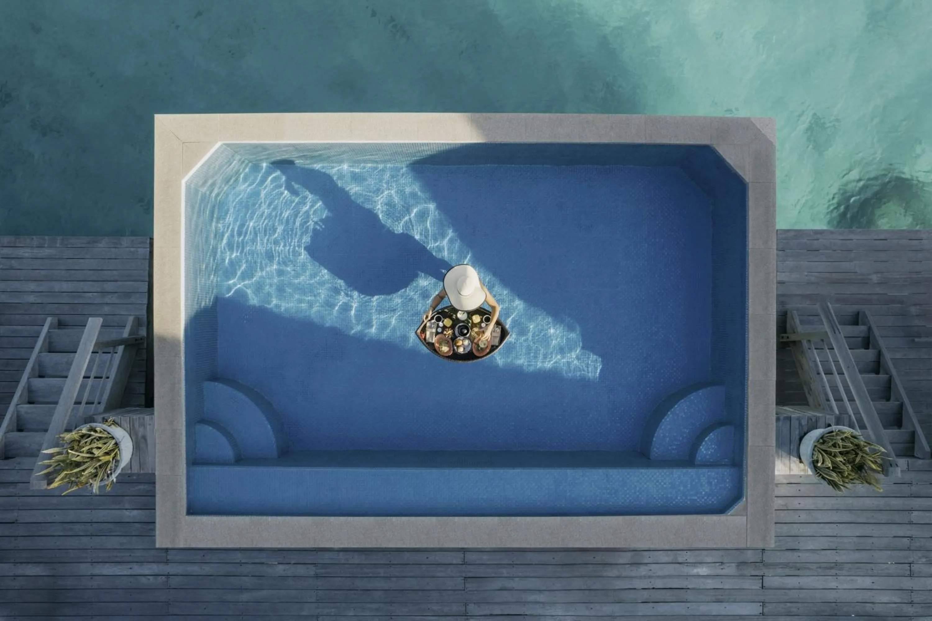 Breakfast in The St. Regis Bora Bora Resort