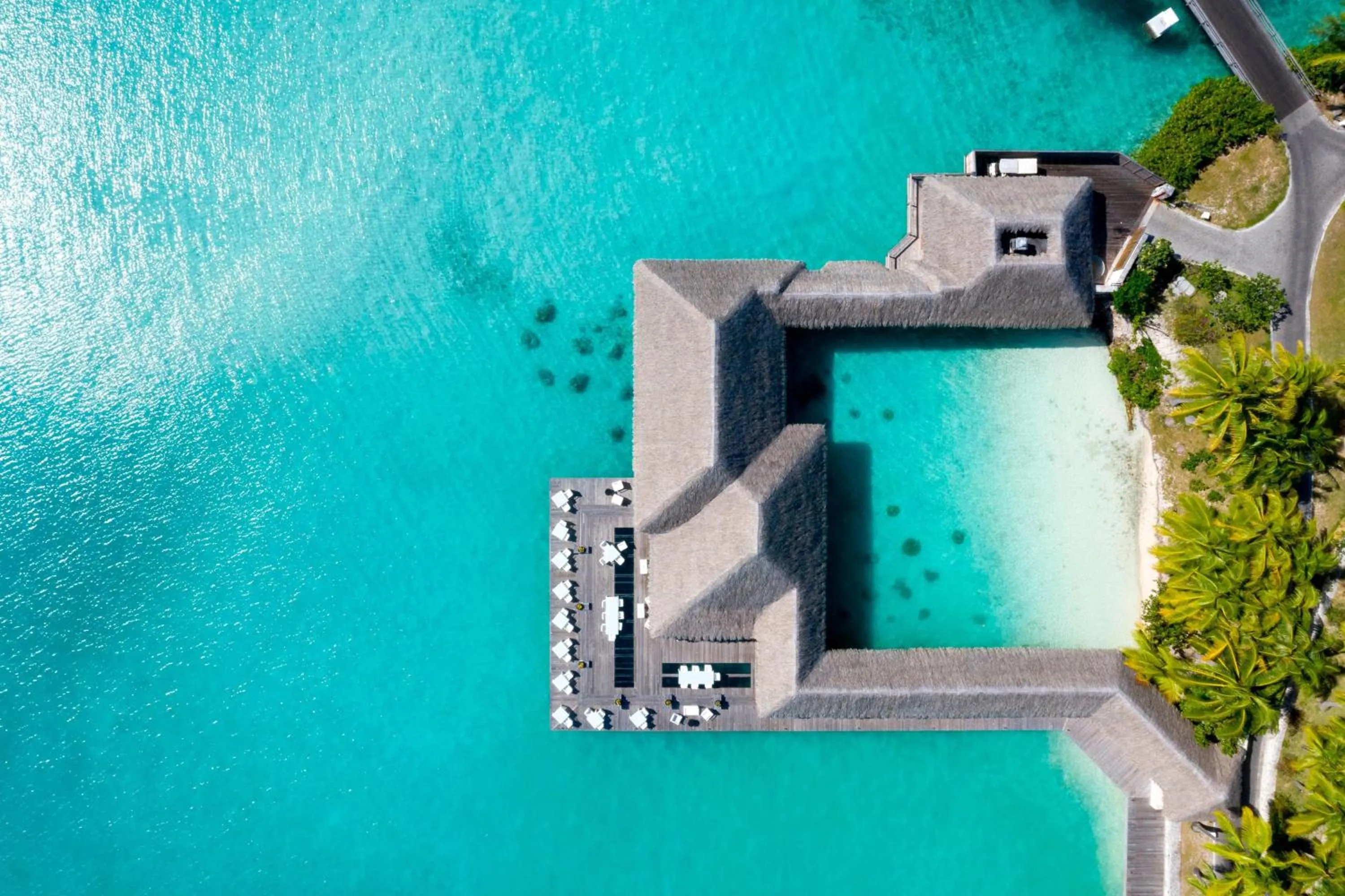 Property building in The St. Regis Bora Bora Resort