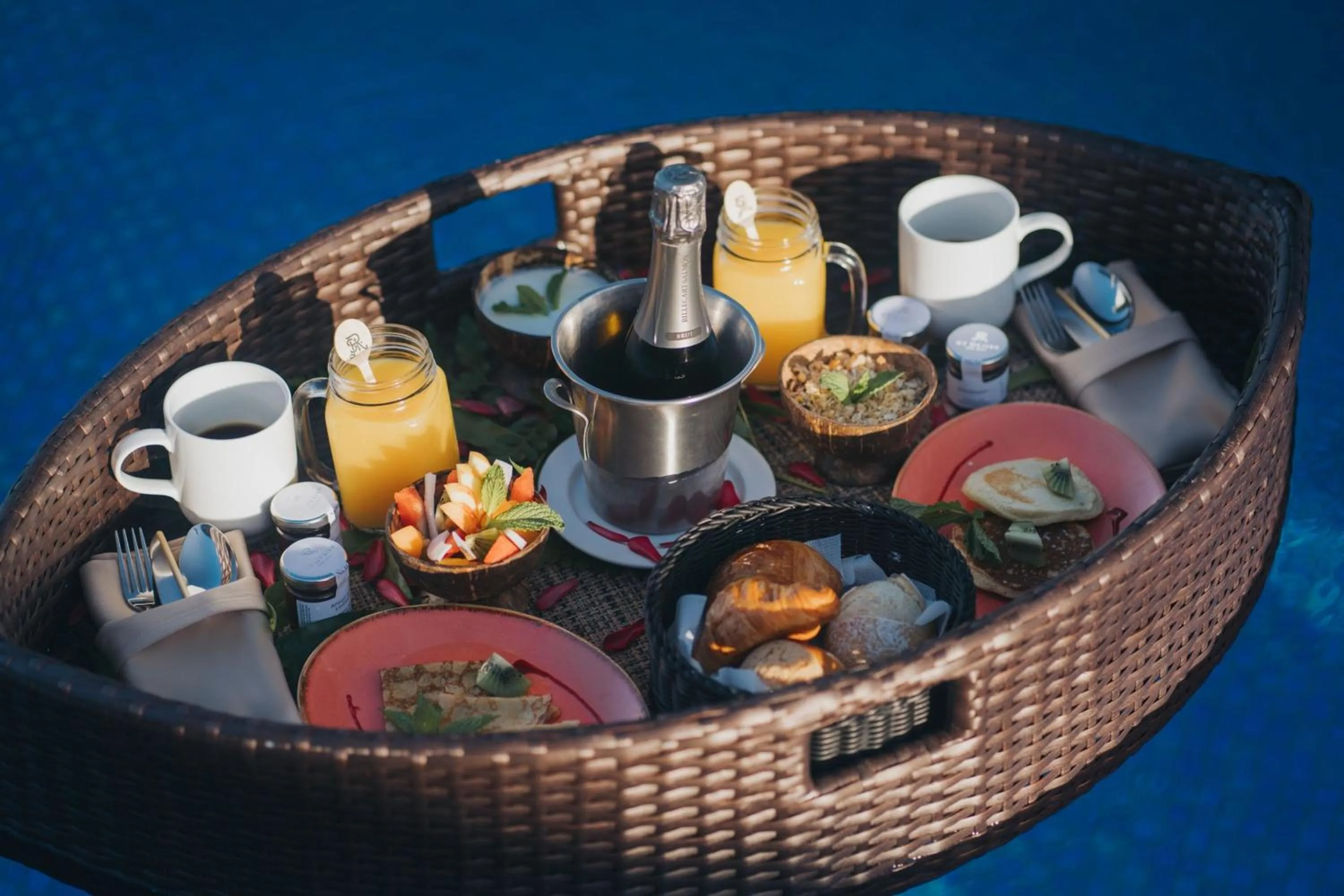 Breakfast in The St. Regis Bora Bora Resort