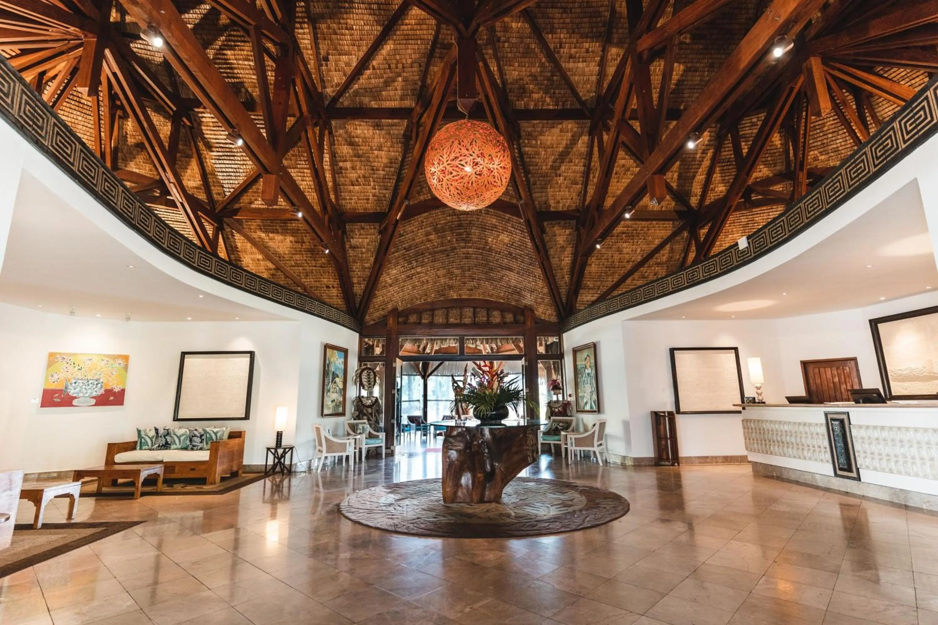 Lobby or reception in The St. Regis Bora Bora Resort