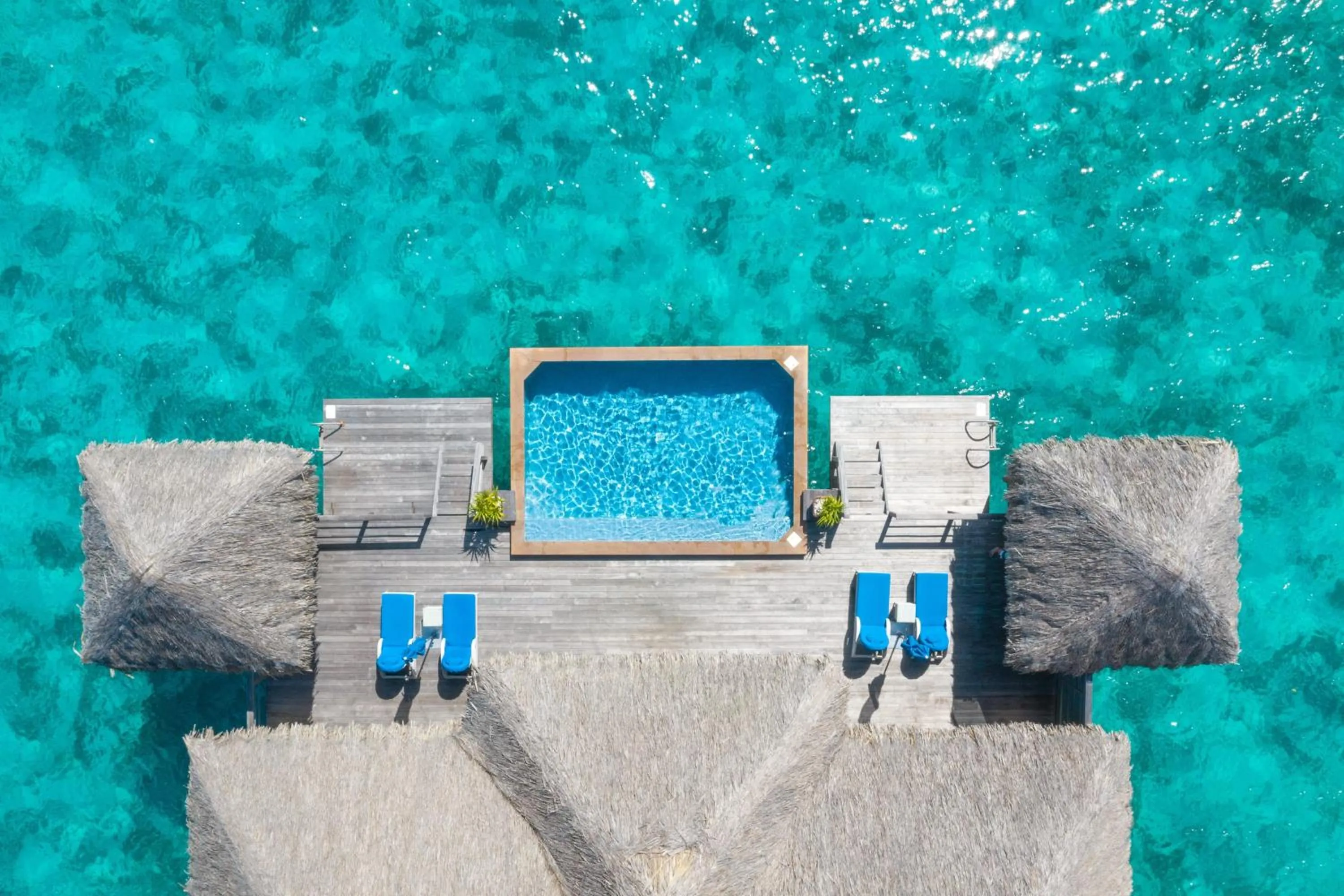 Bedroom in The St. Regis Bora Bora Resort