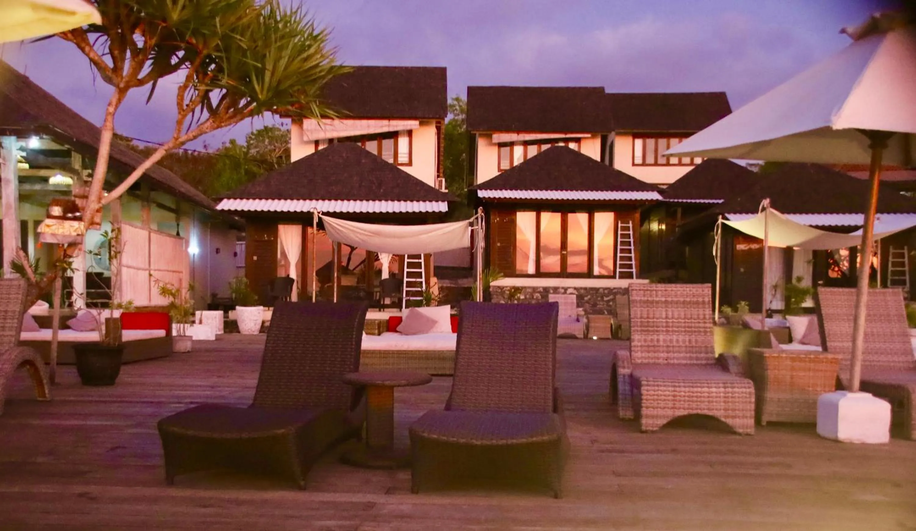 Property building in The Palms Ceningan Hotel