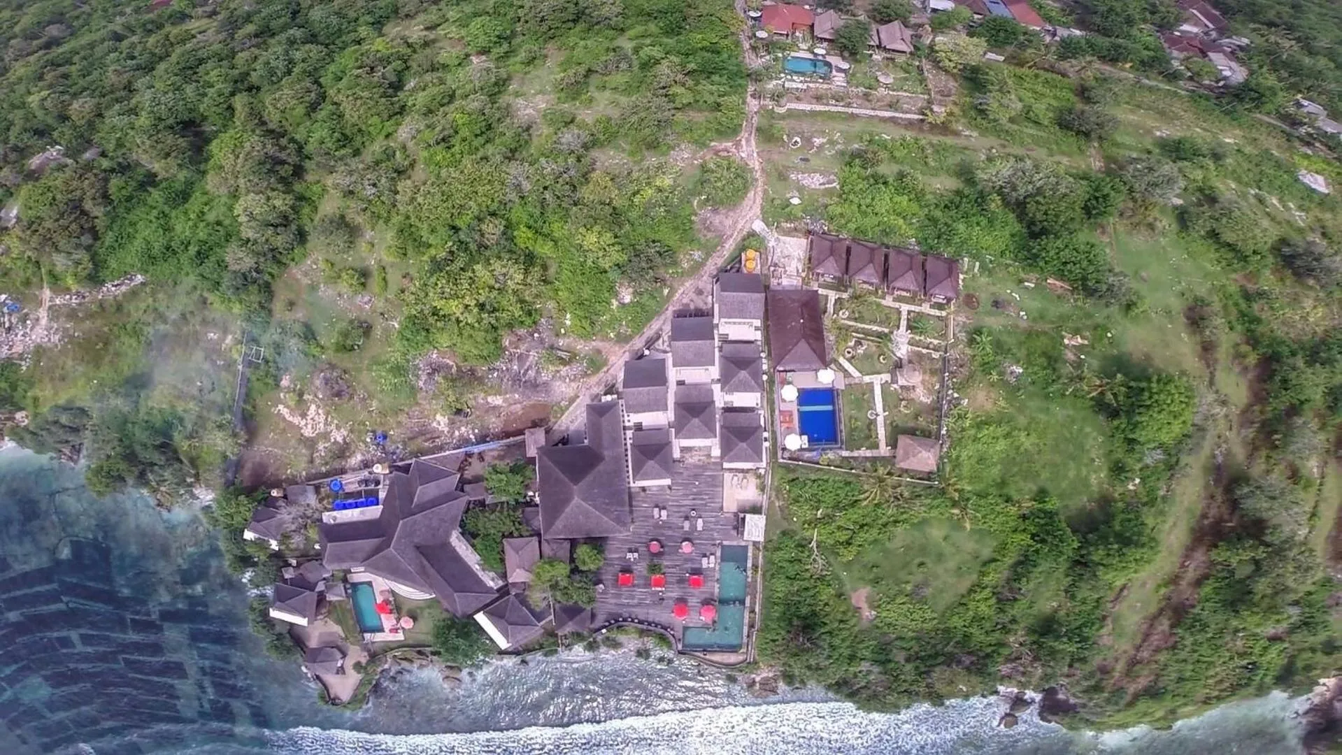 Bird's eye view in The Palms Ceningan Hotel