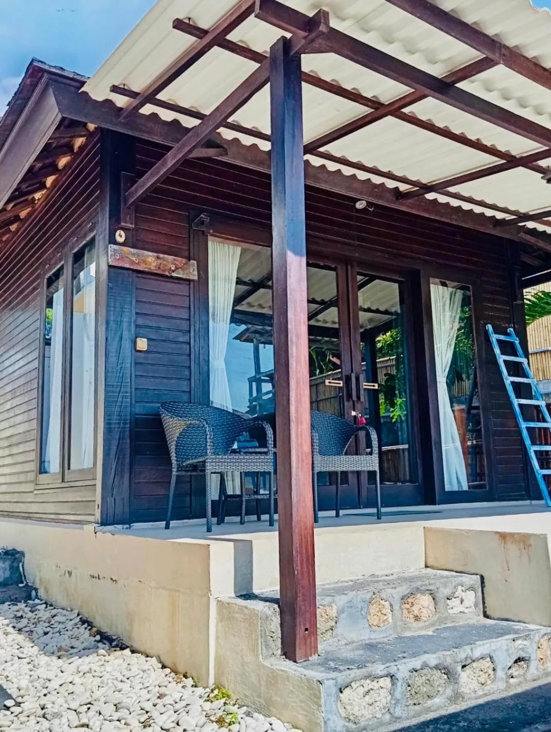 Balcony/Terrace in The Palms Ceningan Hotel