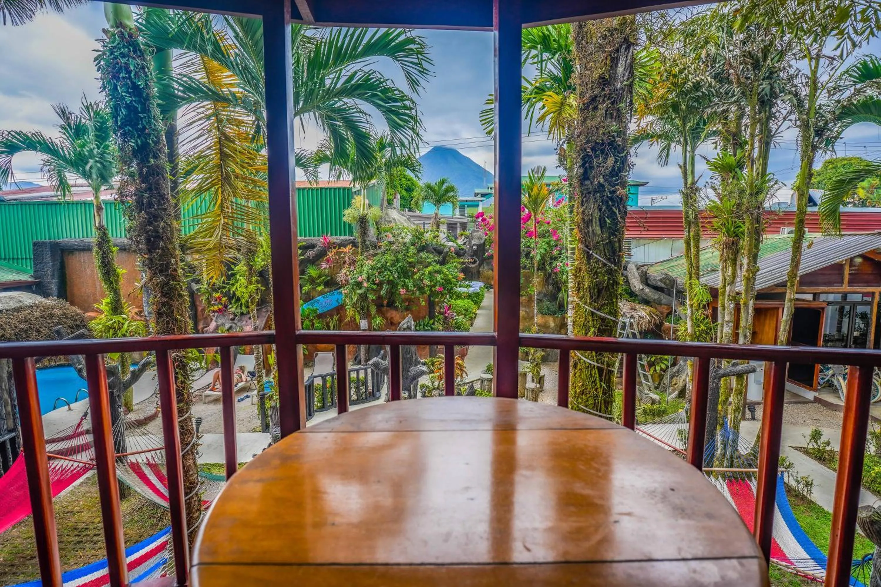 Patio in Poshtel Arenal