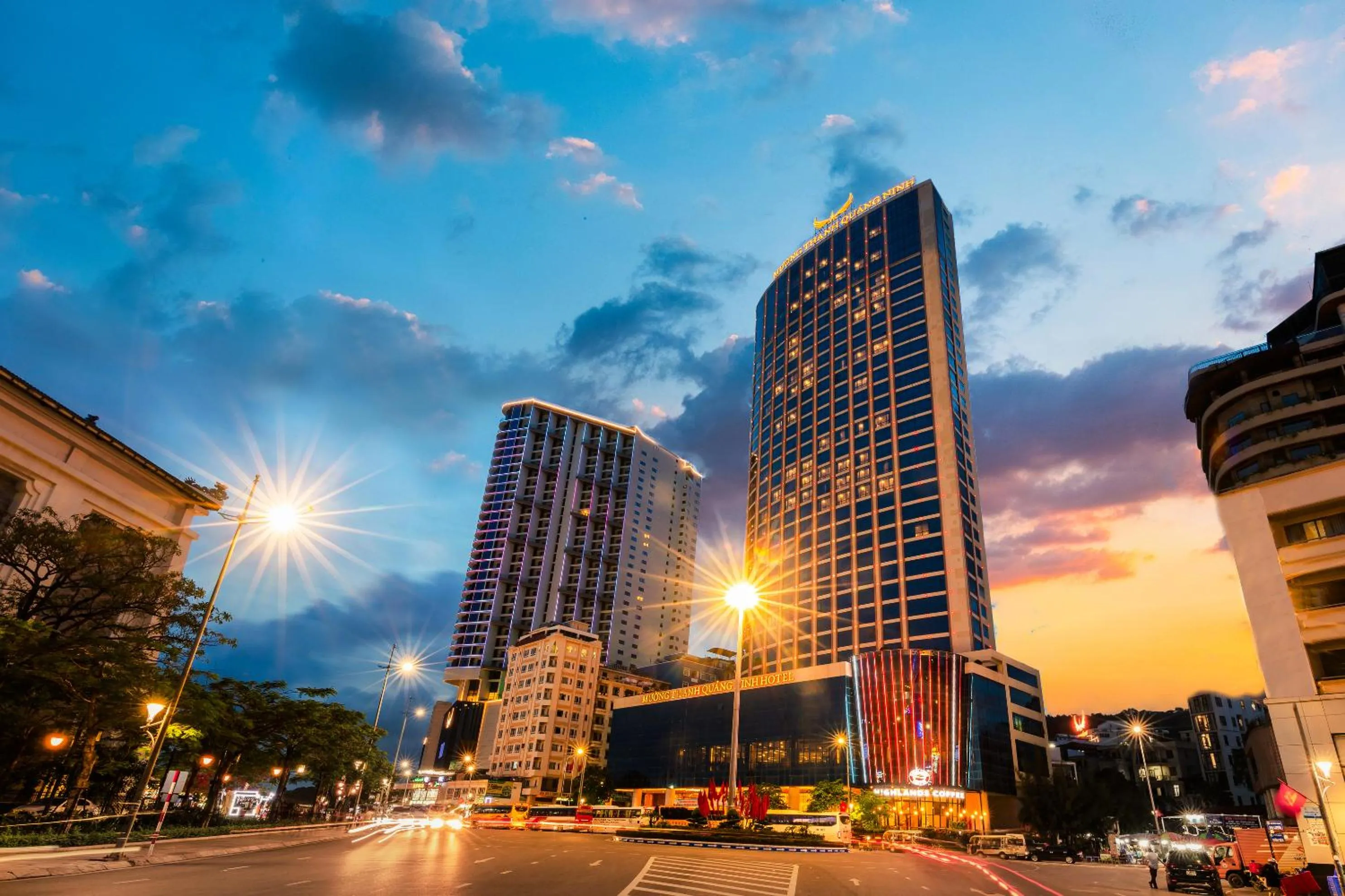 Street view in Muong Thanh Luxury Quang Ninh Hotel