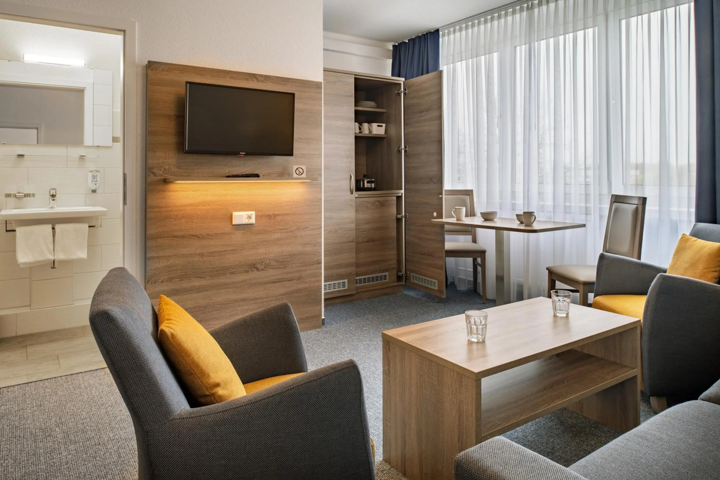 Seating area in Hotel & Gästehaus Rostock Lütten Klein