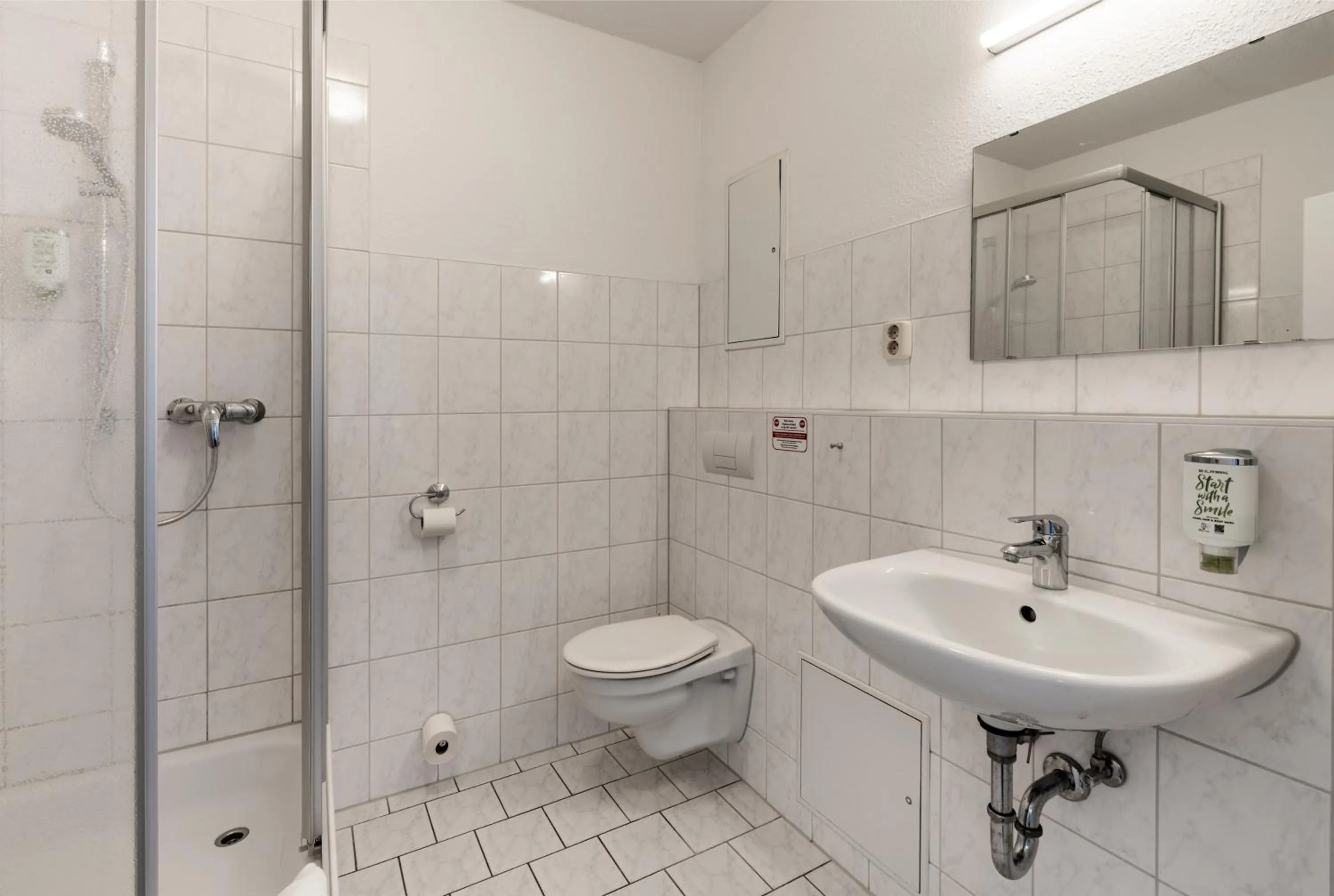 Bathroom in Hotel & Gästehaus Rostock Lütten Klein