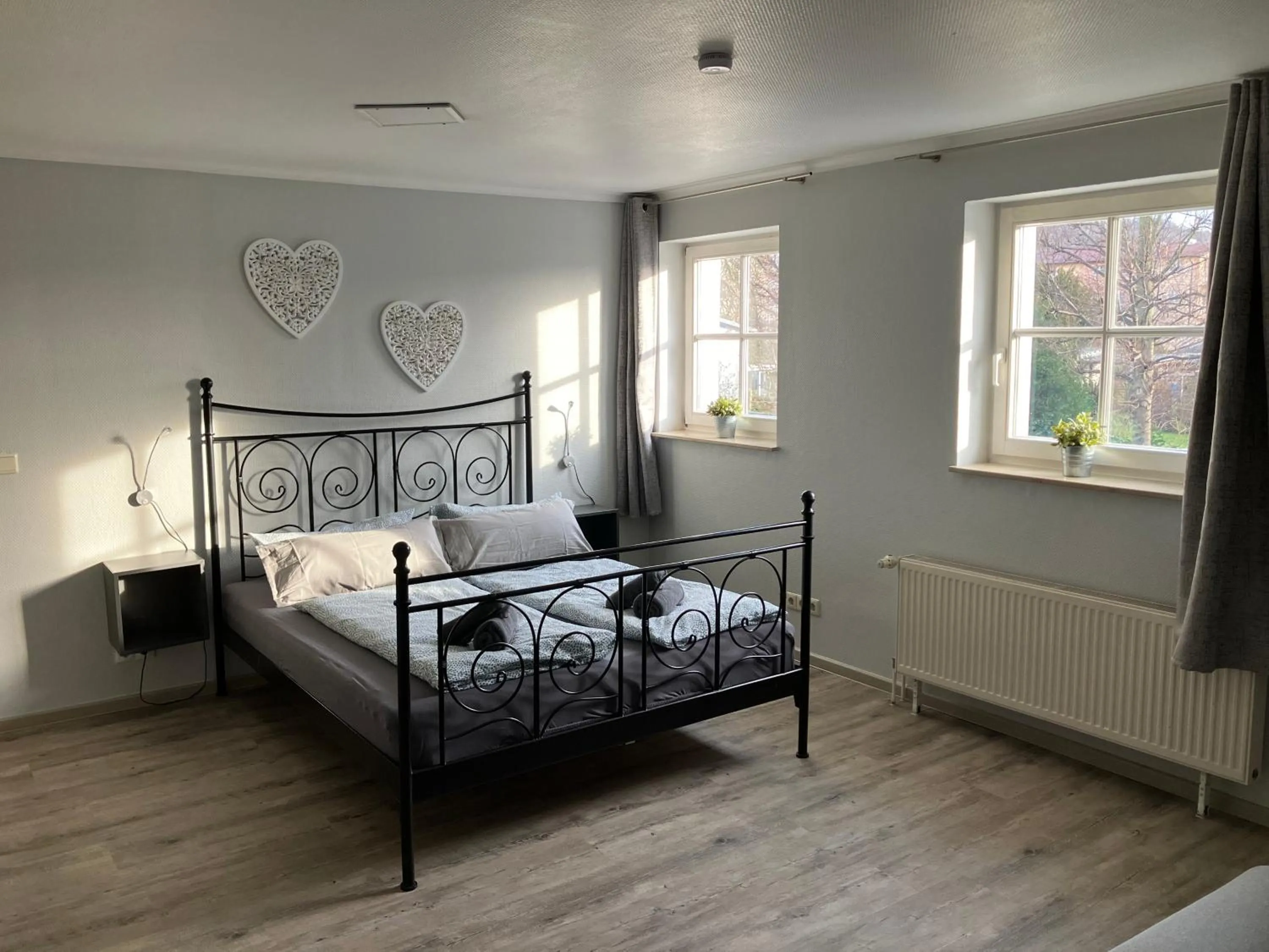 Bed in Haus Ferienglück Sauna im Haus