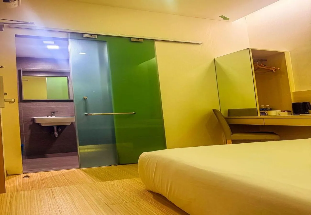 Bed in Minimalist Hotel