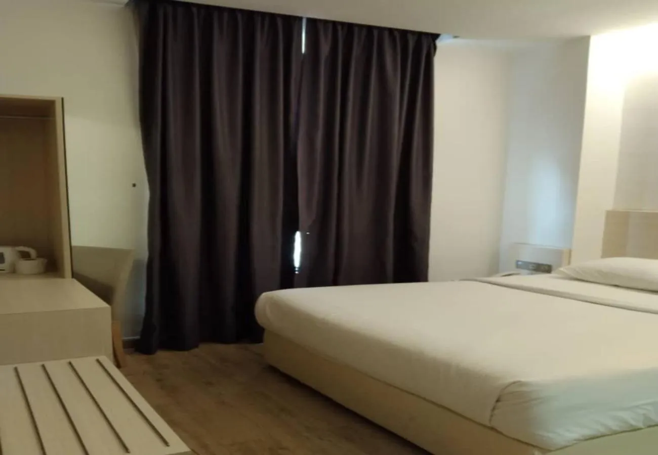 Bed in Minimalist Hotel
