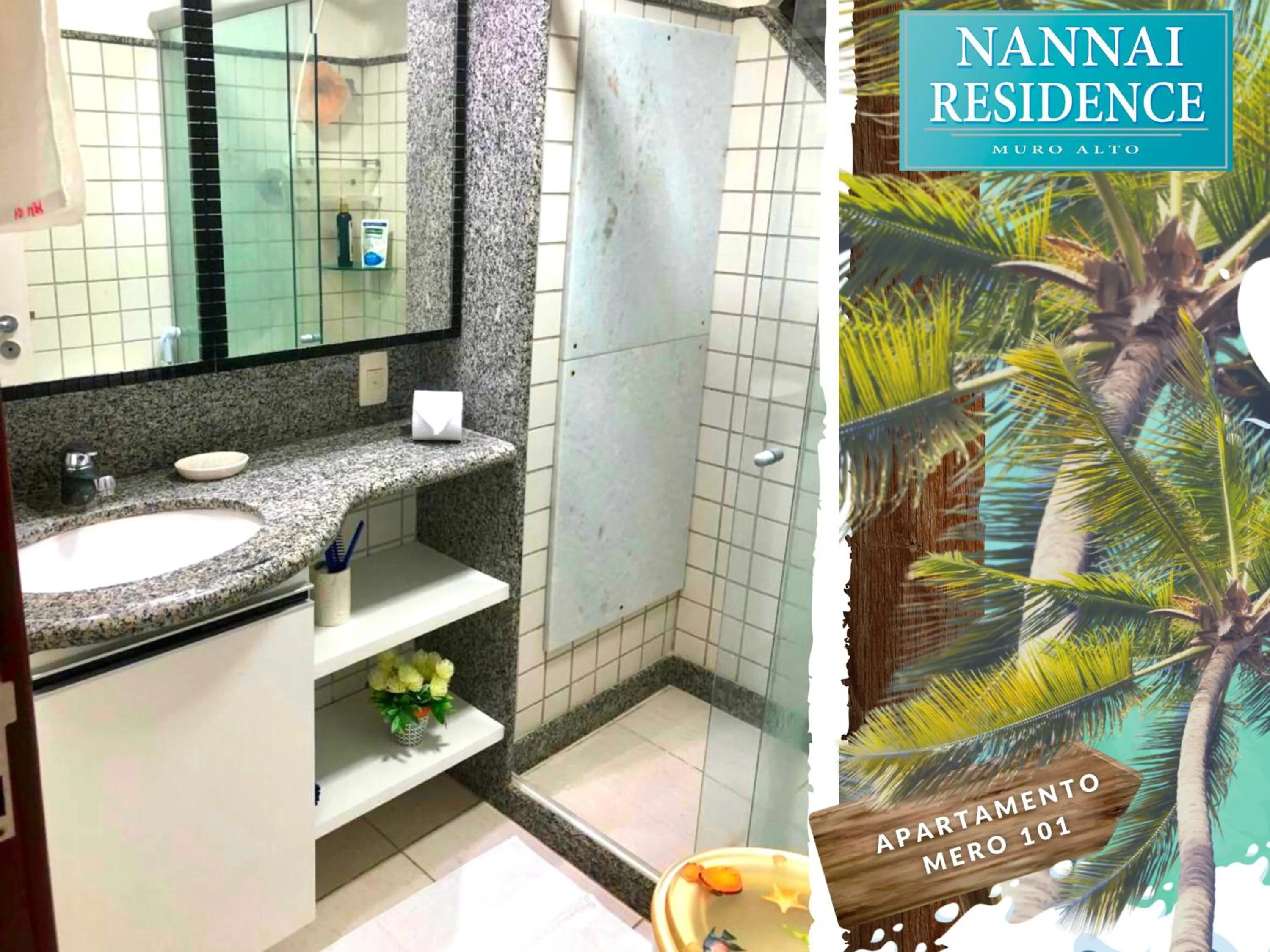 Shower in NANNAI RESIDENCE VISTA MAR Muro alto