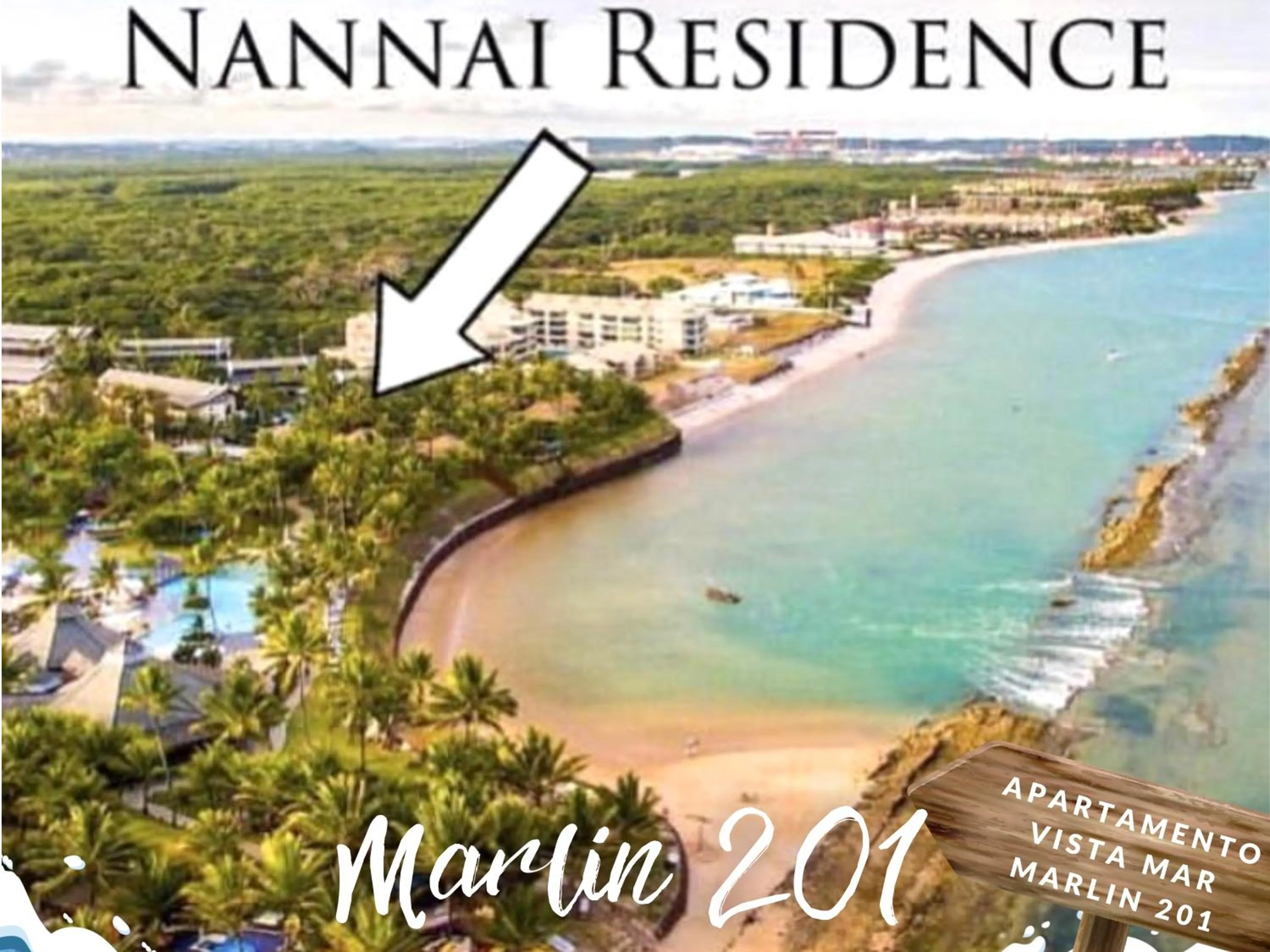 Bird's eye view in NANNAI RESIDENCE VISTA MAR Muro alto