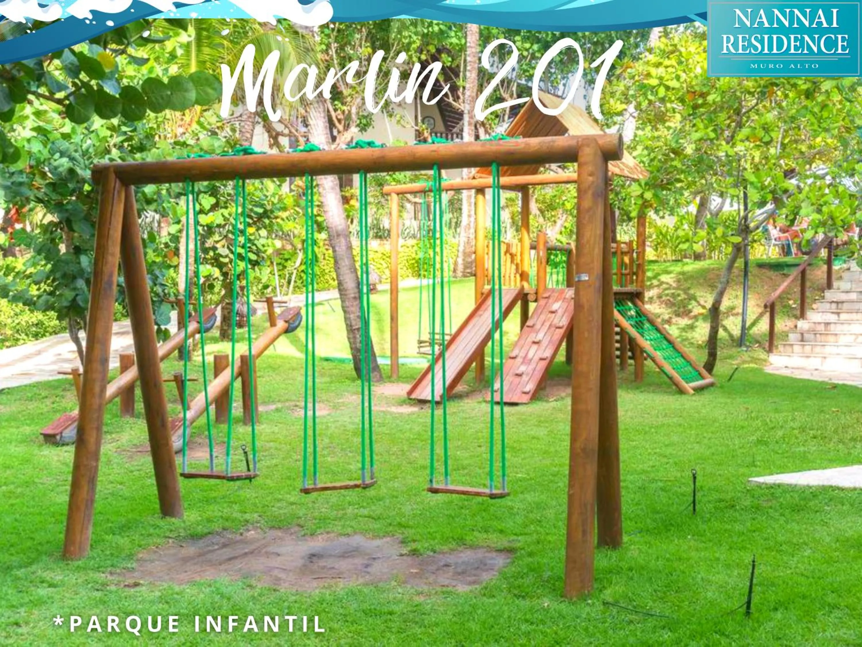 Children play ground in NANNAI RESIDENCE VISTA MAR Muro alto