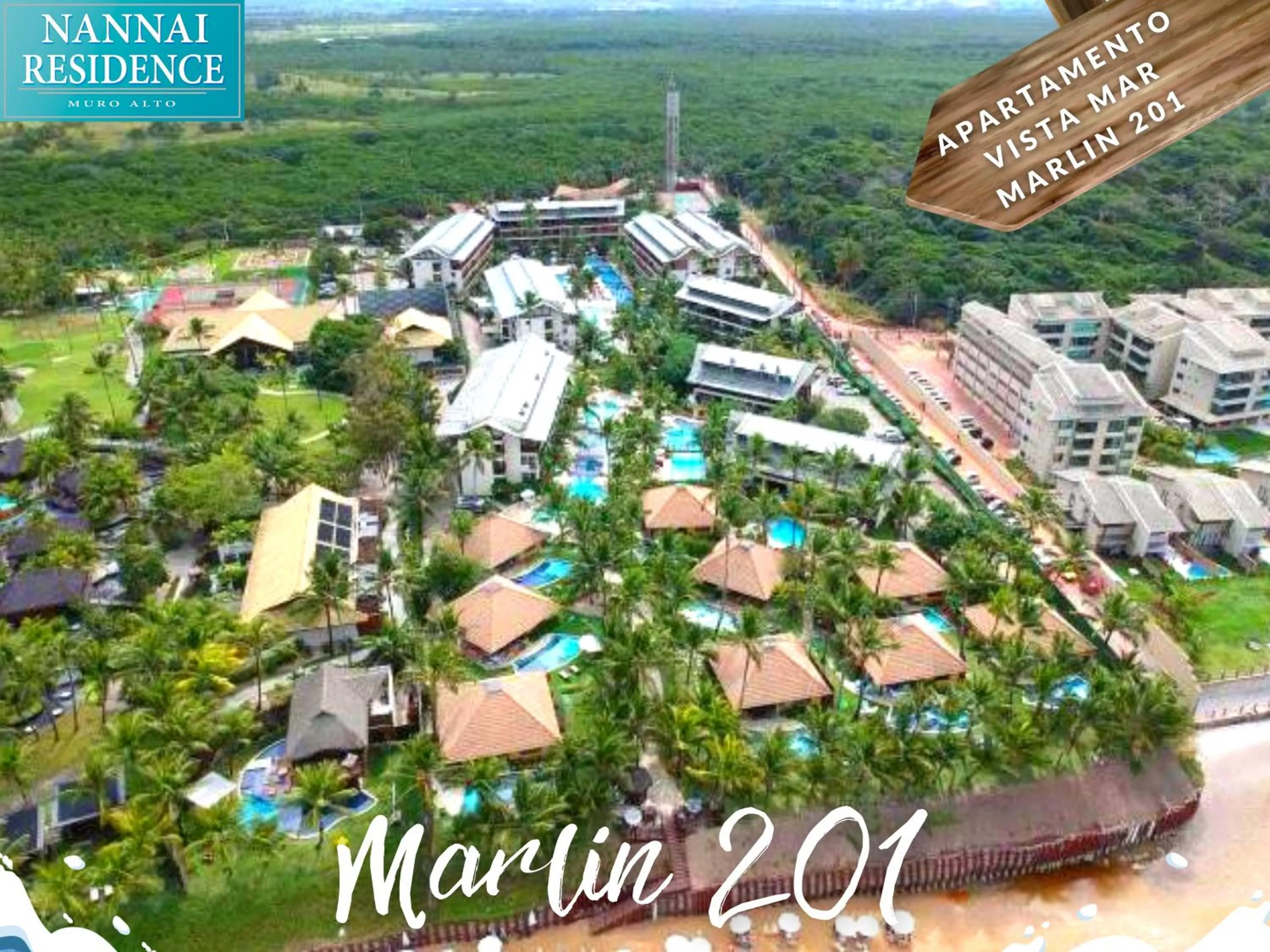 Bird's eye view in NANNAI RESIDENCE VISTA MAR Muro alto