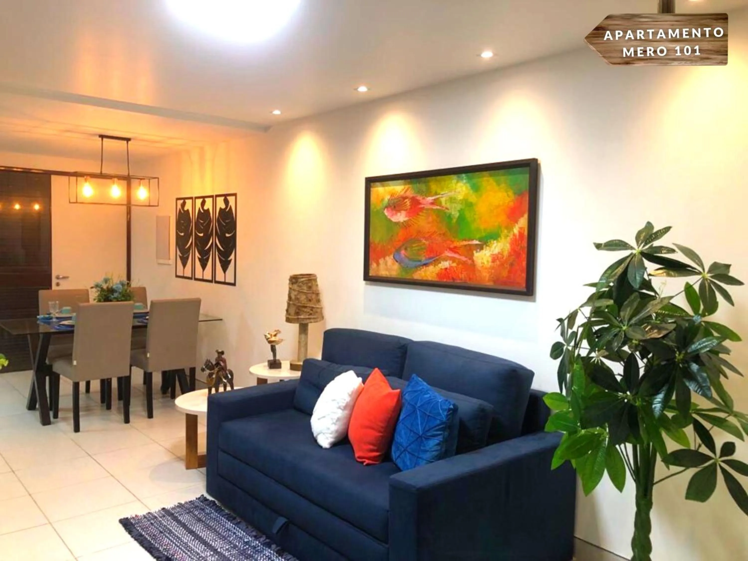 Living room in NANNAI RESIDENCE VISTA MAR Muro alto