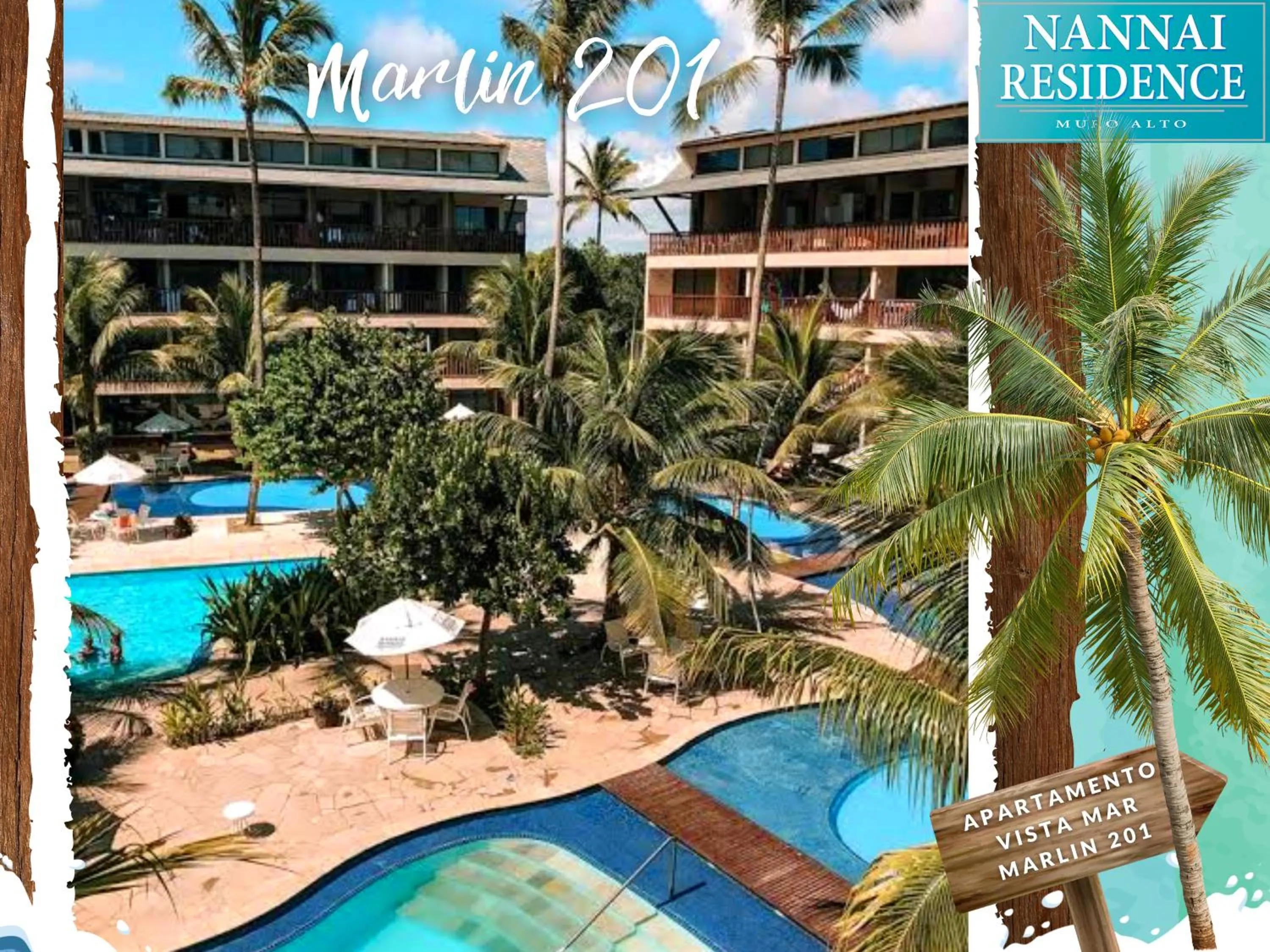 Swimming pool in NANNAI RESIDENCE VISTA MAR Muro alto