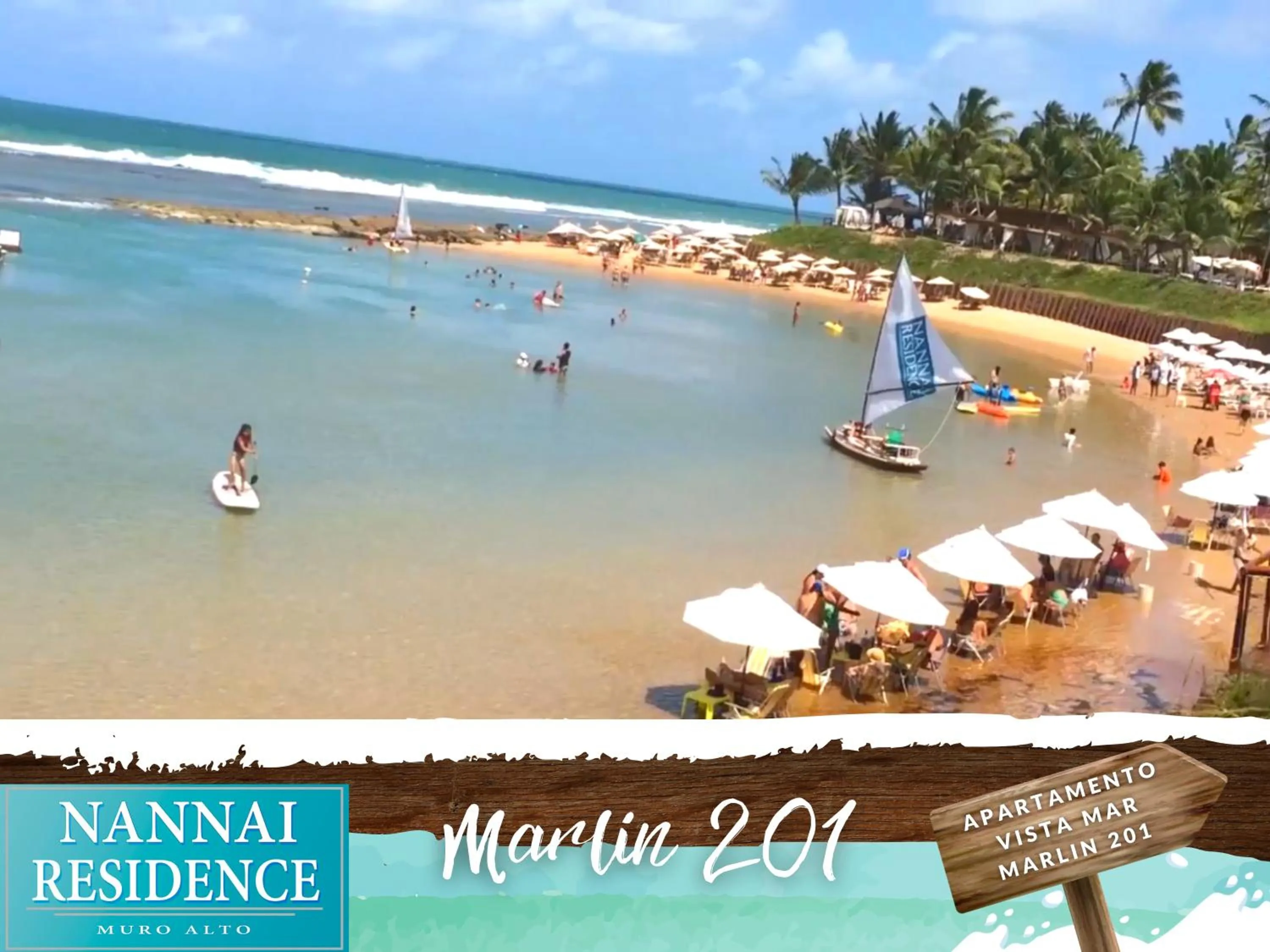 Beach in NANNAI RESIDENCE VISTA MAR Muro alto