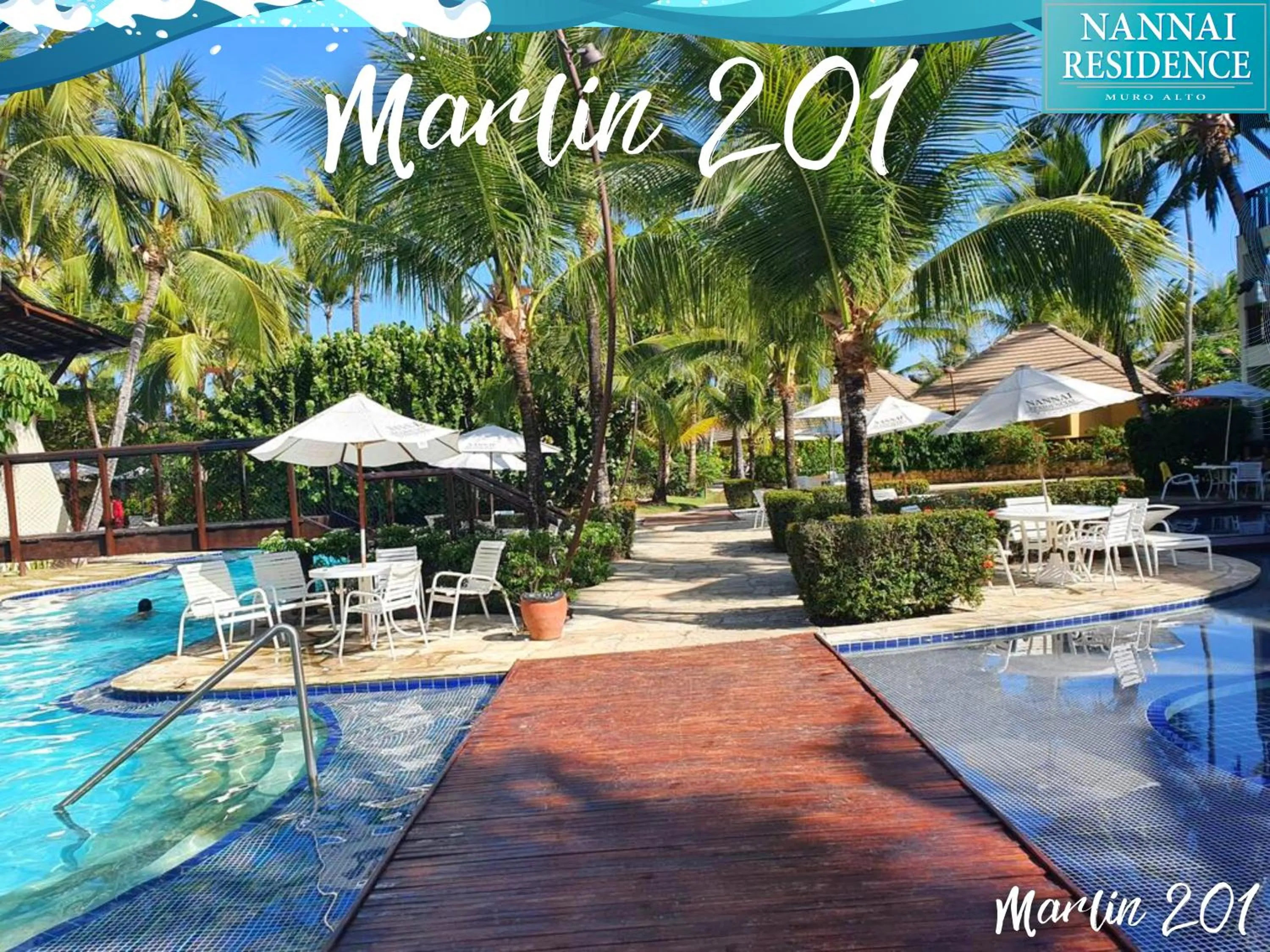 Swimming pool in NANNAI RESIDENCE VISTA MAR Muro alto