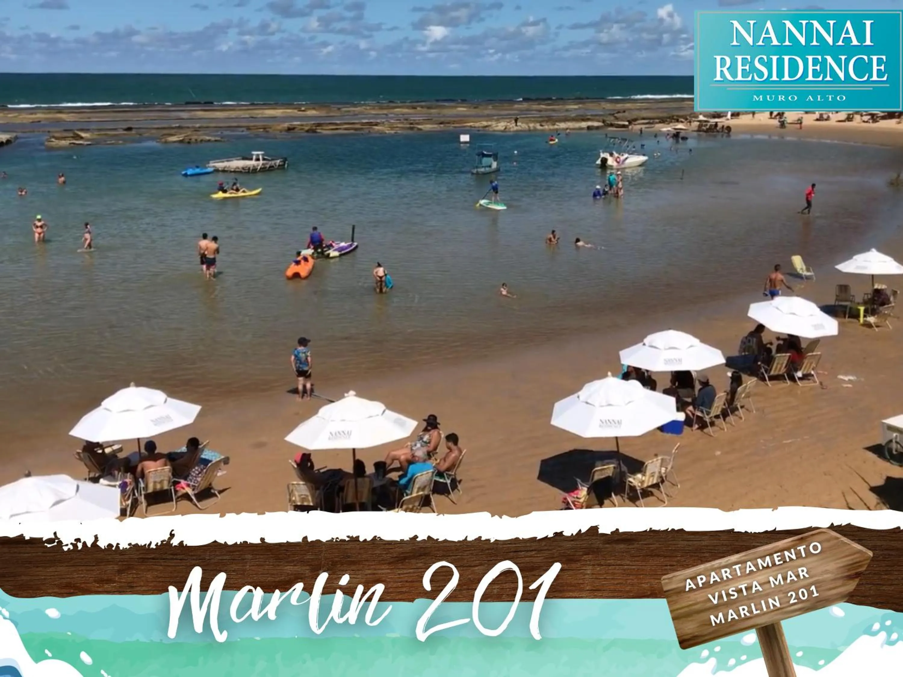 Beach in NANNAI RESIDENCE VISTA MAR Muro alto