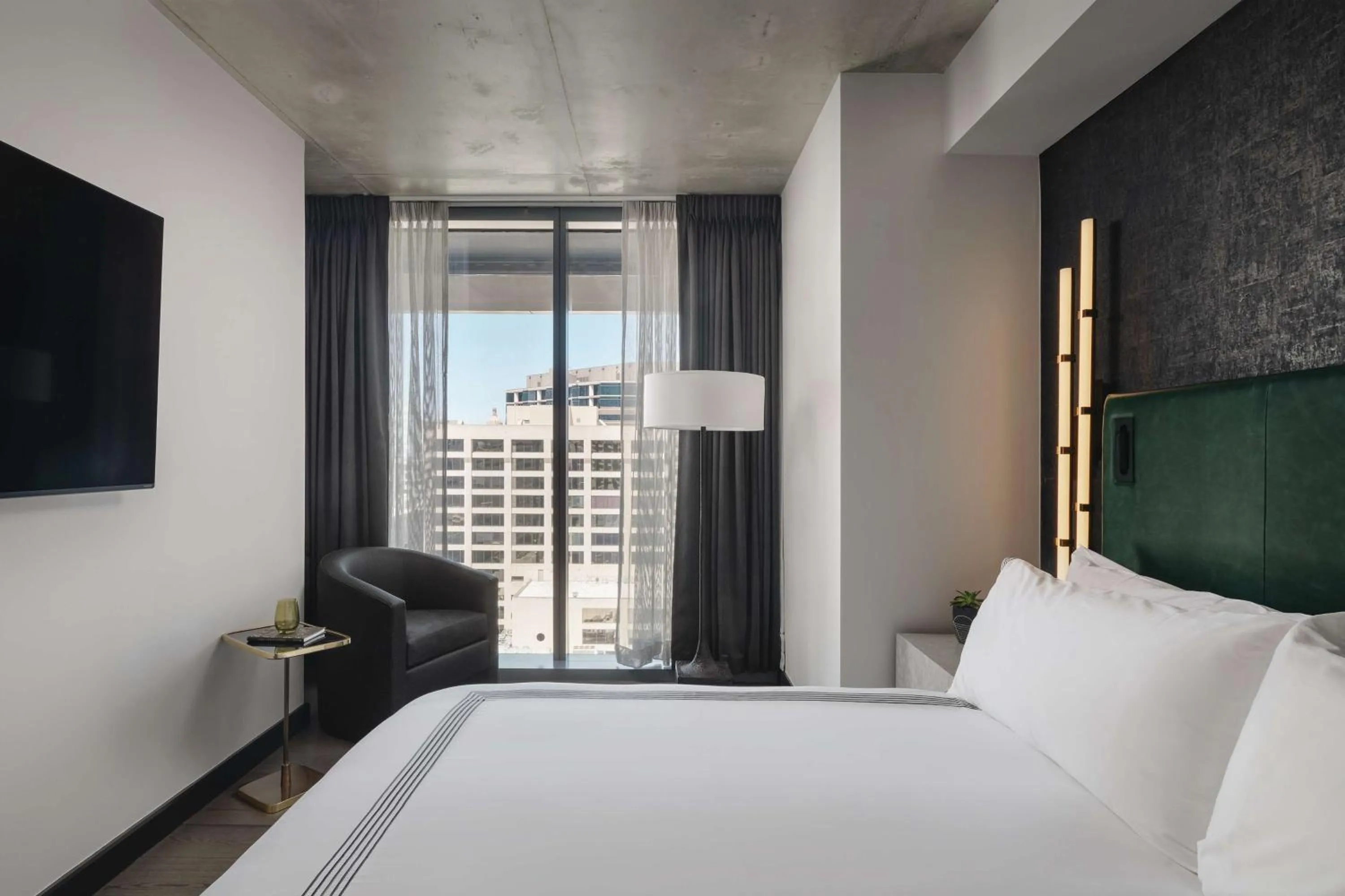 Bedroom, Bed in Thompson Austin, by Hyatt