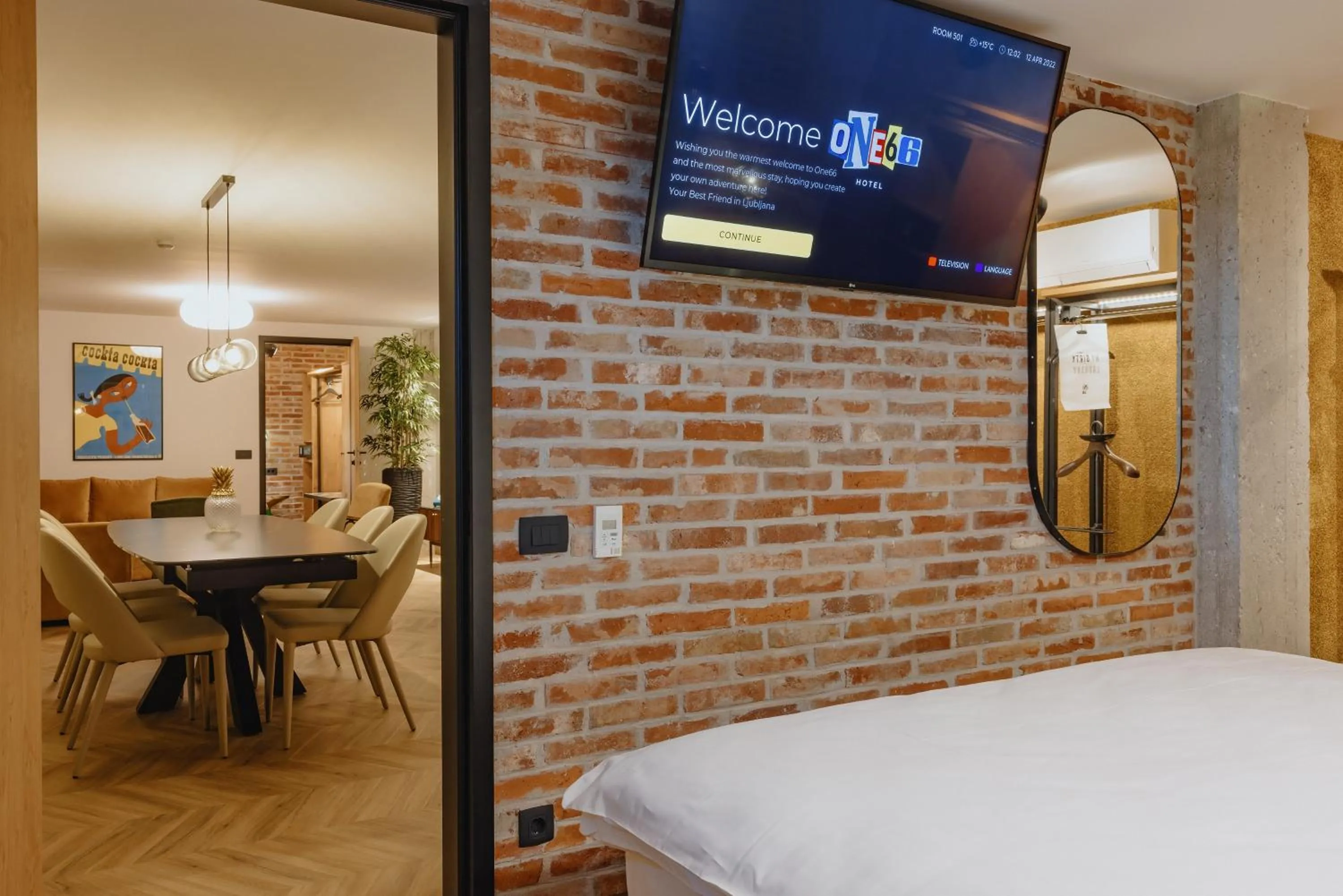 Bedroom, Bed in ONE66 Hotel