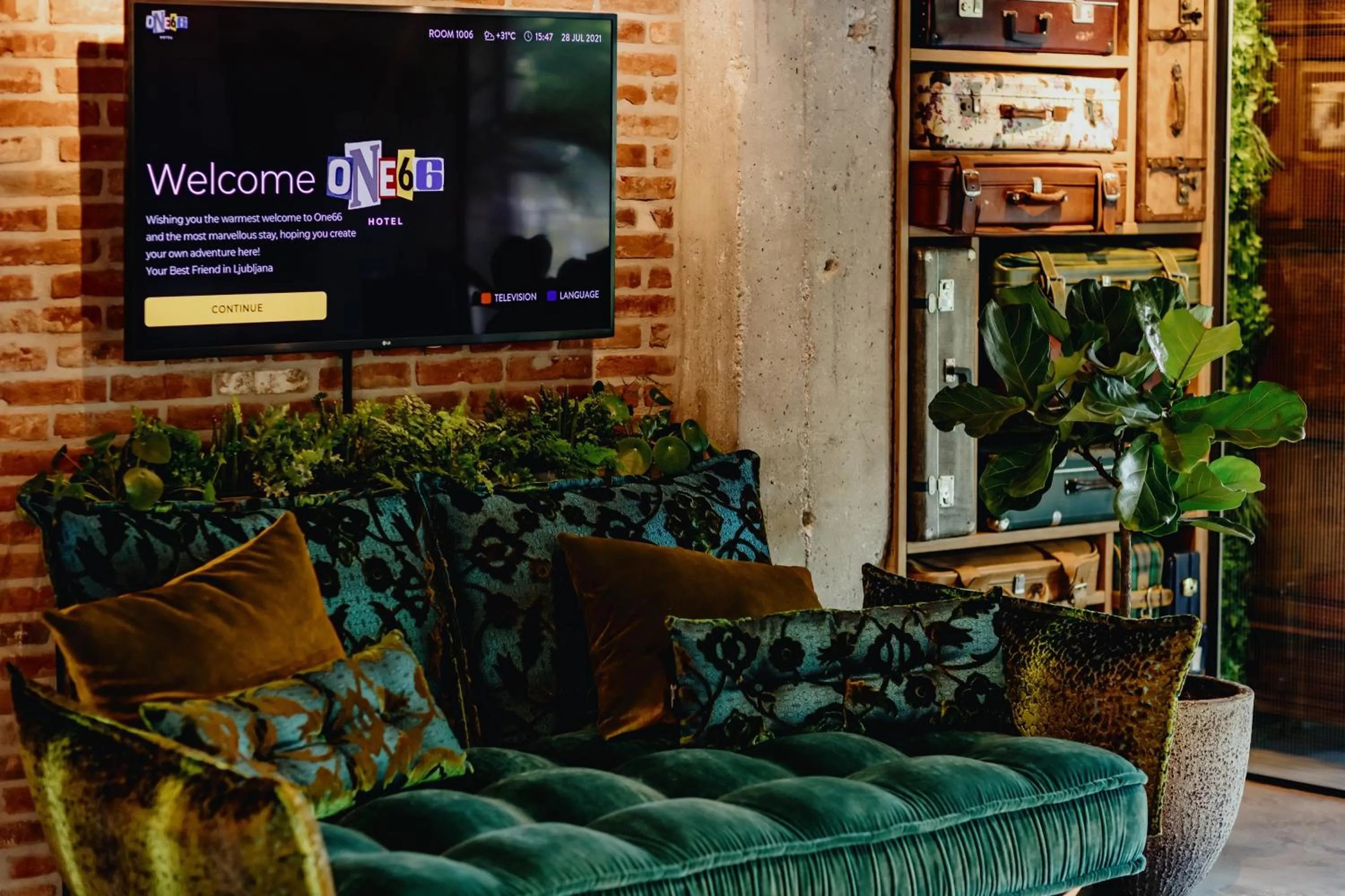 Lobby or reception in ONE66 Hotel