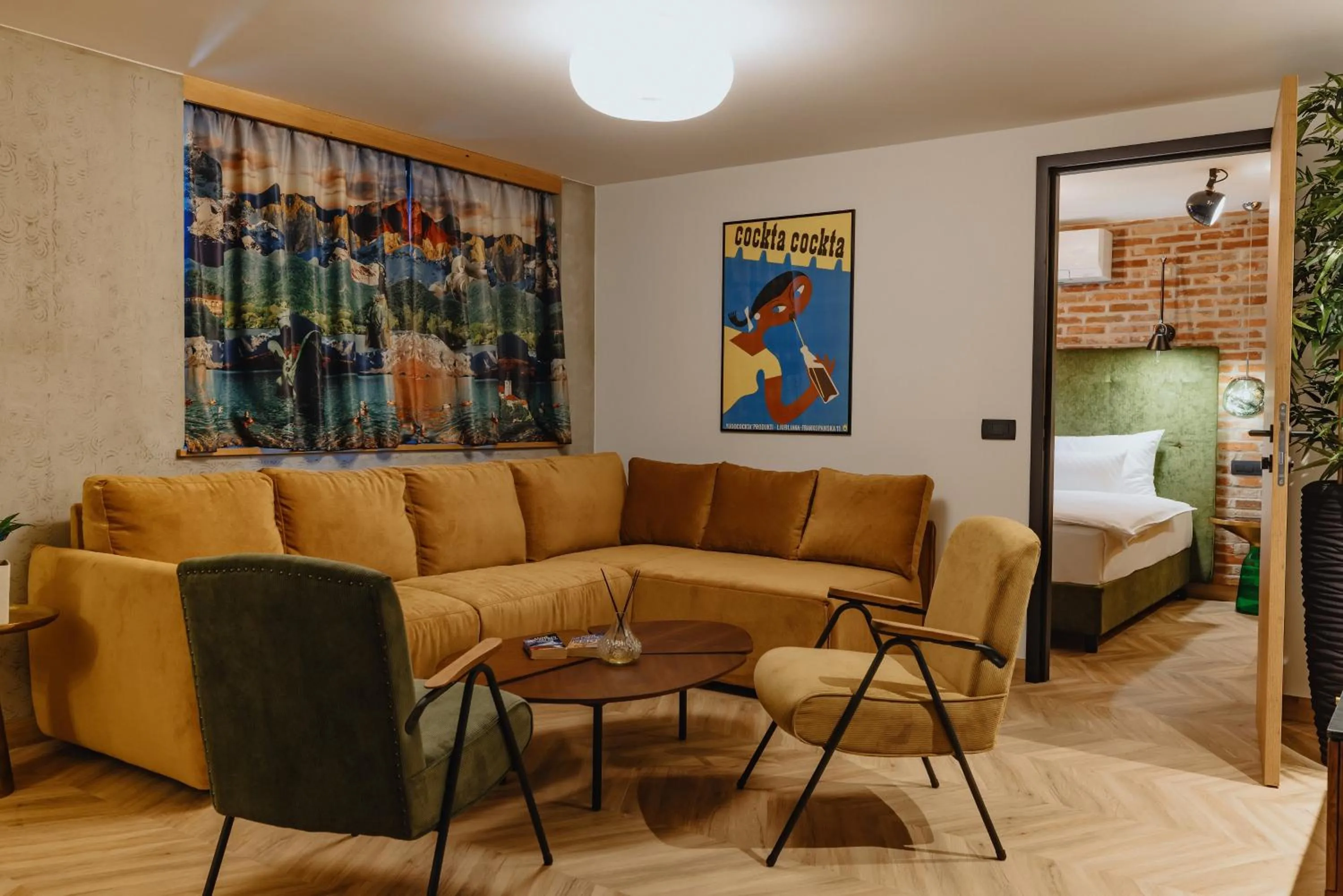 Living room in ONE66 Hotel