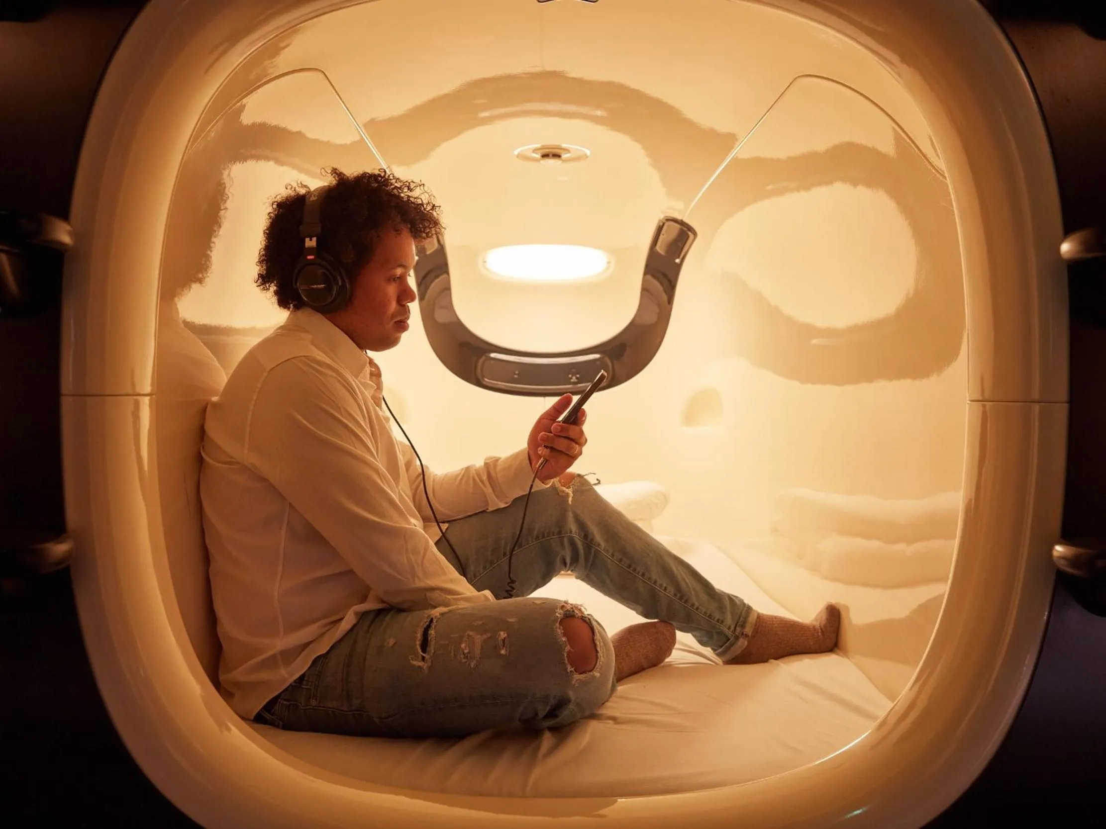 Photo of the whole room in Rembrandt Cabin Shinjuku Shin-Okubo