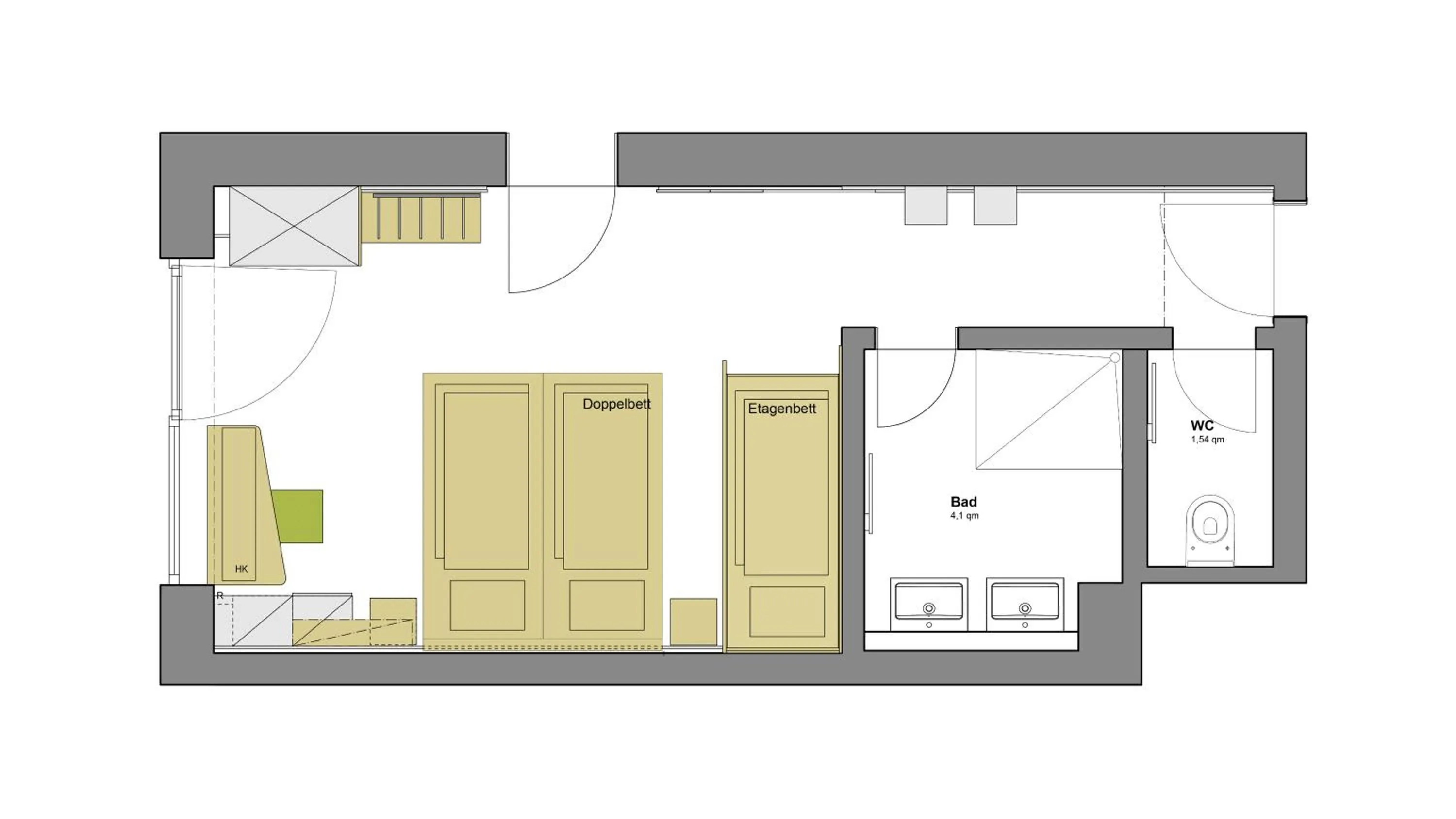 Floor plan in Familotel Mein Krug