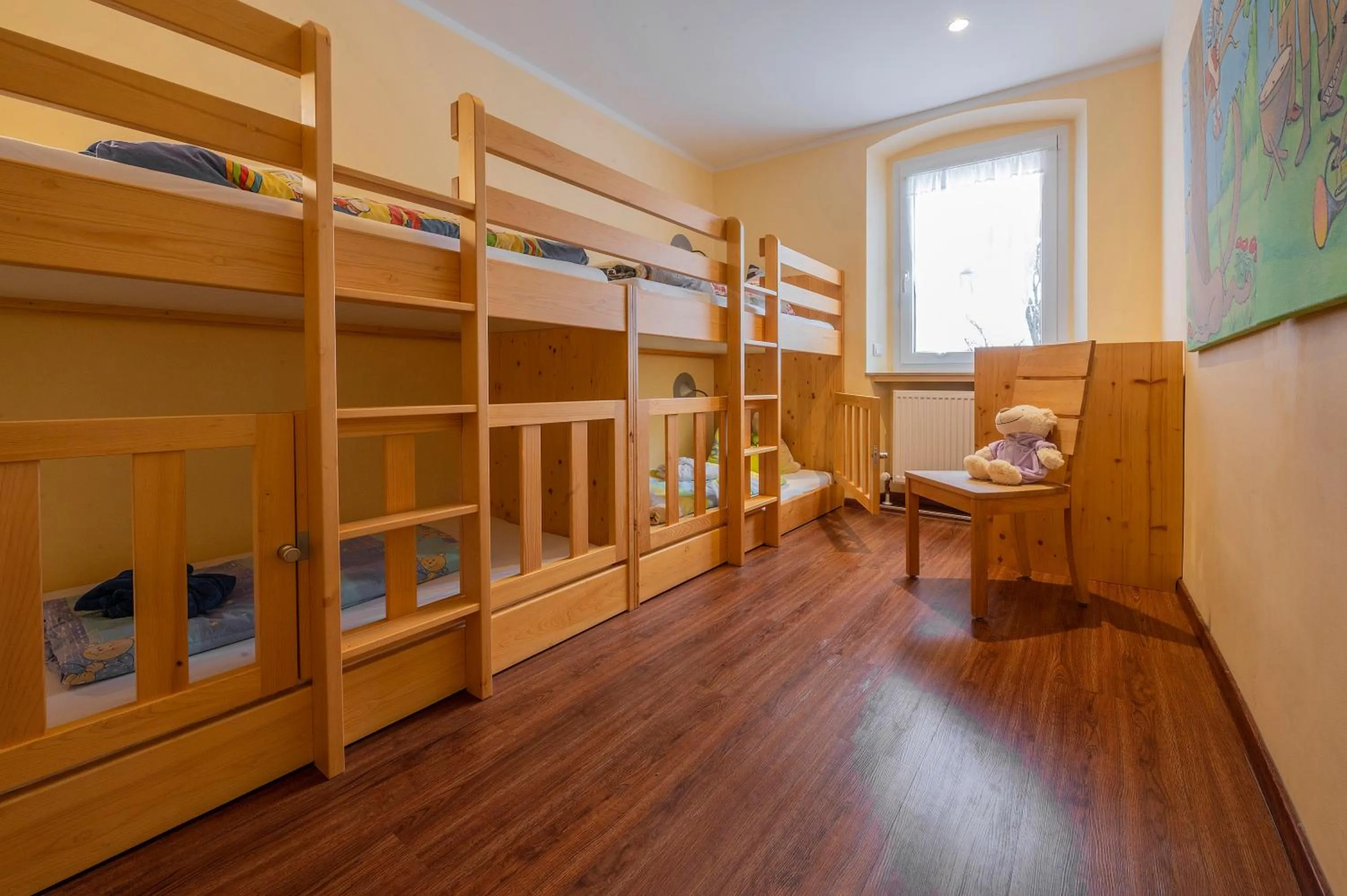 bunk bed, Bed in Familotel Mein Krug